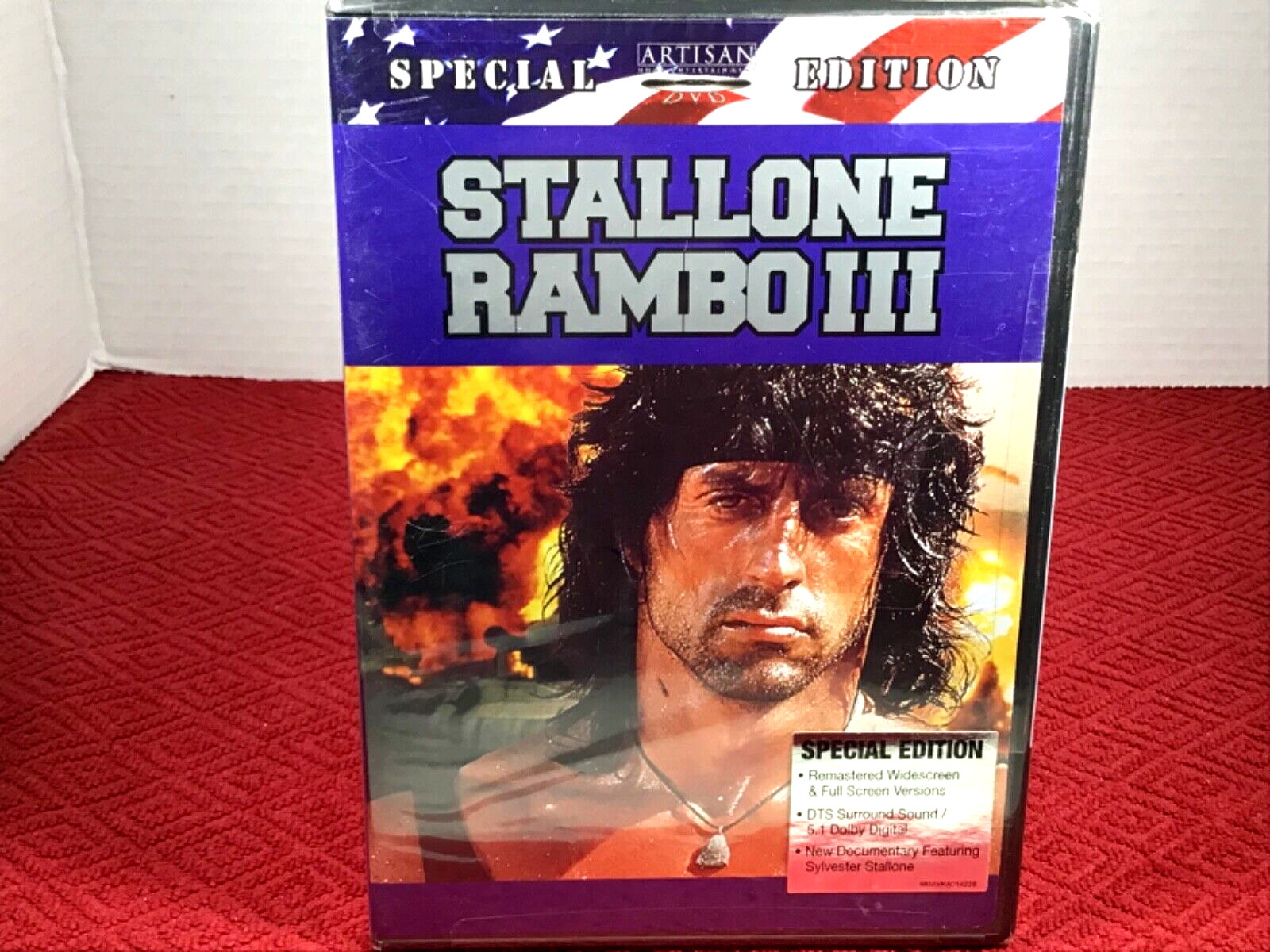 Rambo III DVD. Widescreen & Full screen. New. Fast Free Shipping.