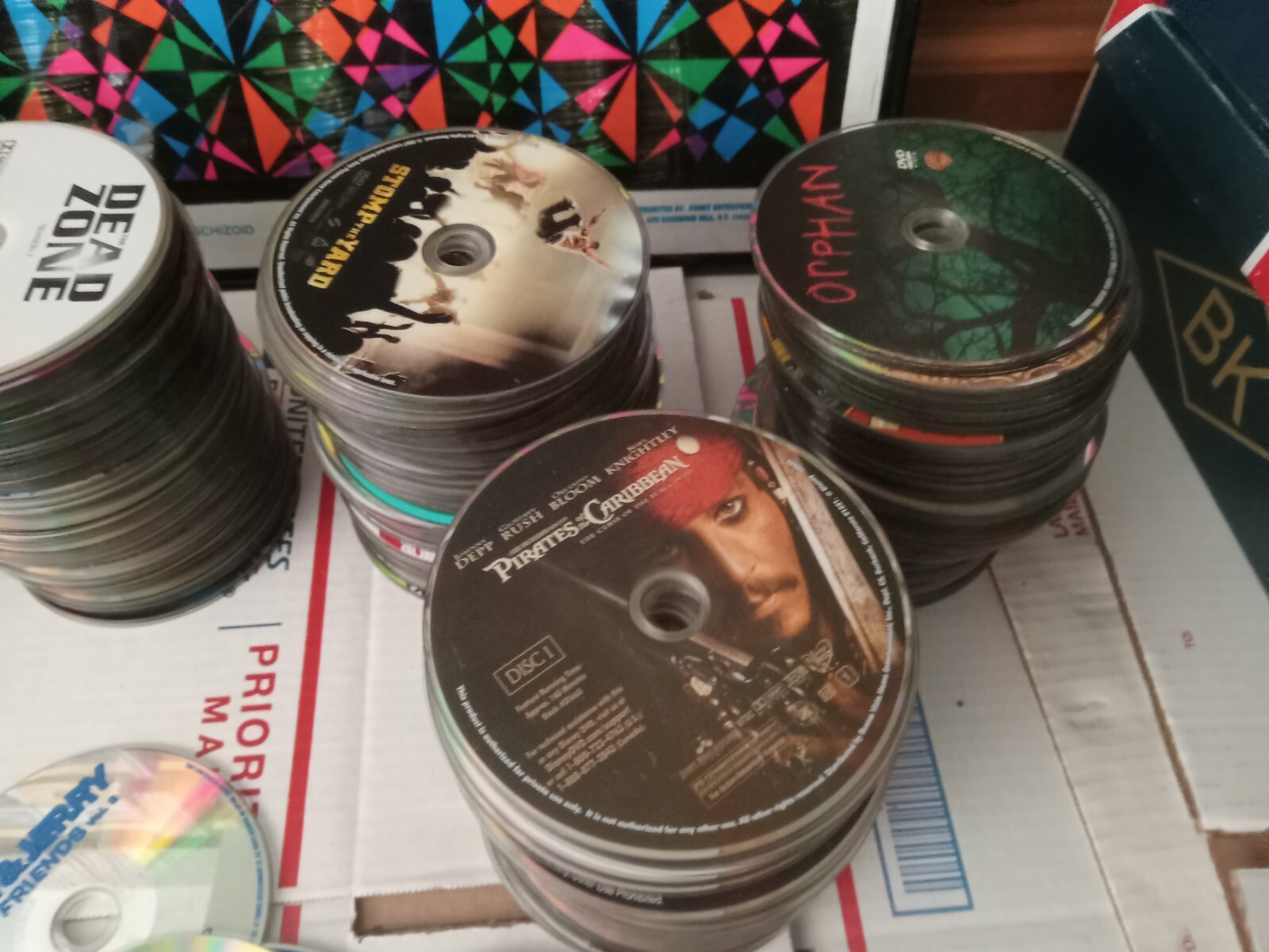 Lot Of 500+ MOVIES Loose Dvds Great Titles Good Material Assorted Random T1#406