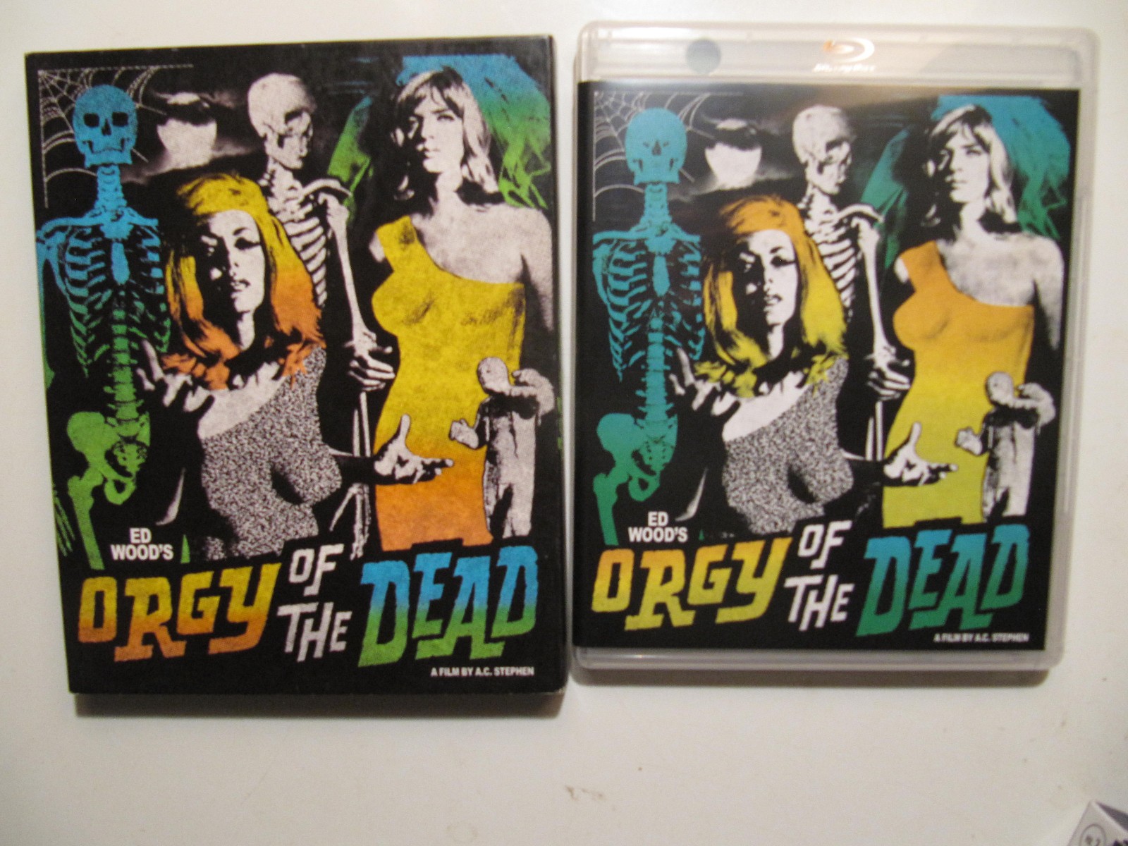 Orgy of The Dead Blu ray Ed Wood w/ Slipcover 1st Pressing Vinegar Syndrome