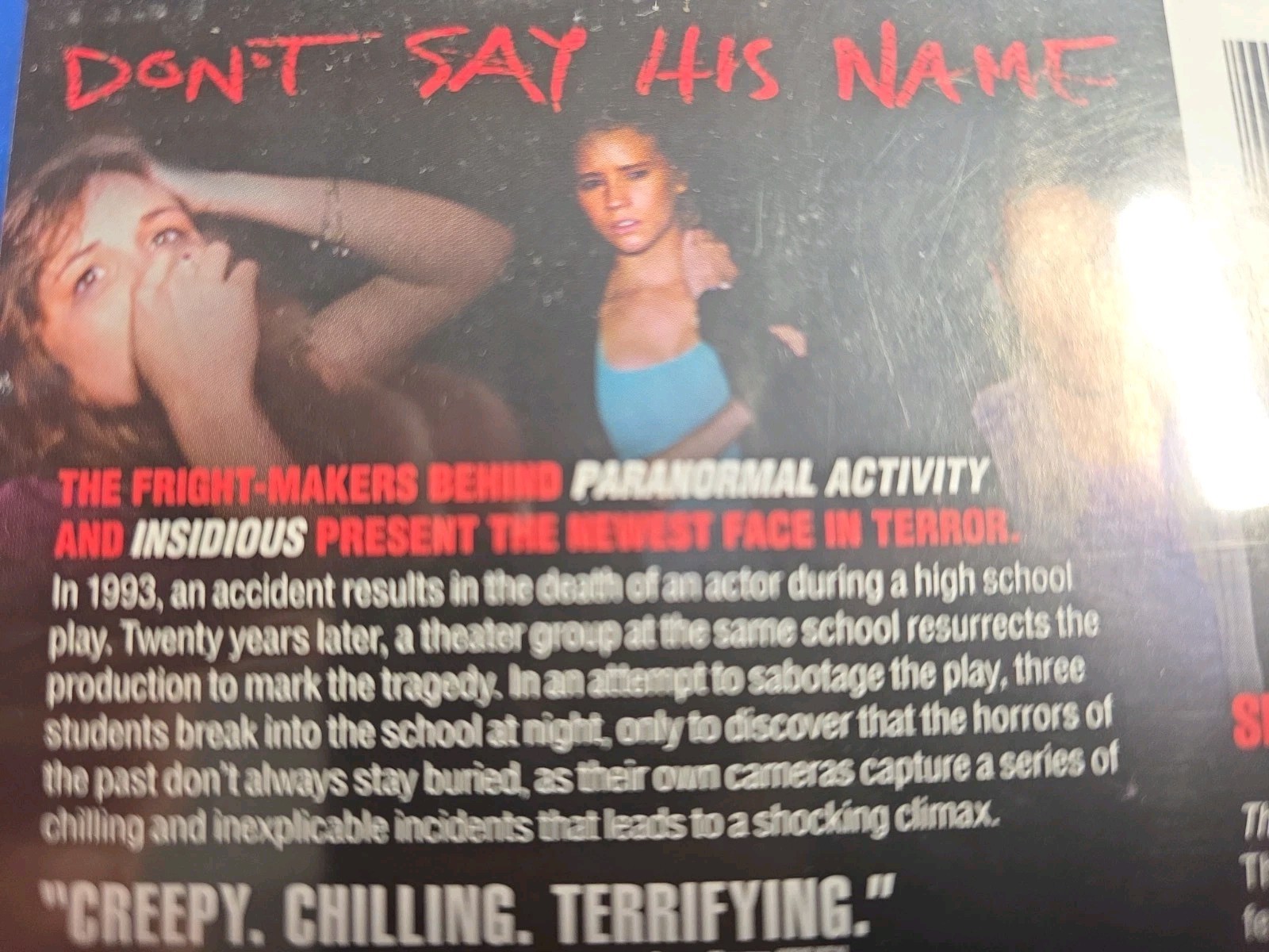 The Gallows Every School Has Its Spirit 2015 Blumhouse Blu-ray 81 Minutes Horror