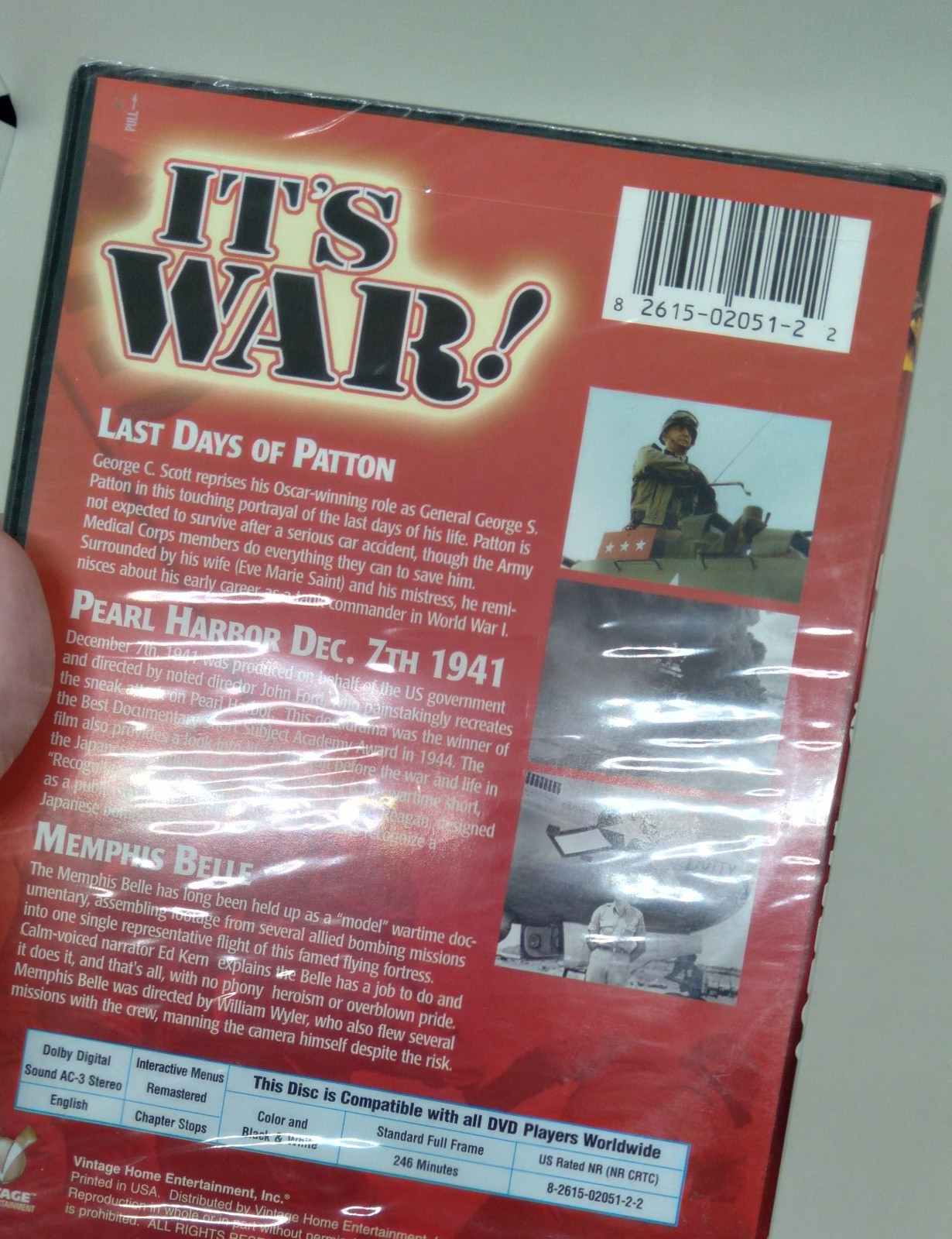 Vintage Movie Classic It’s War (DVD, varies, Full Screen) New & Sealed