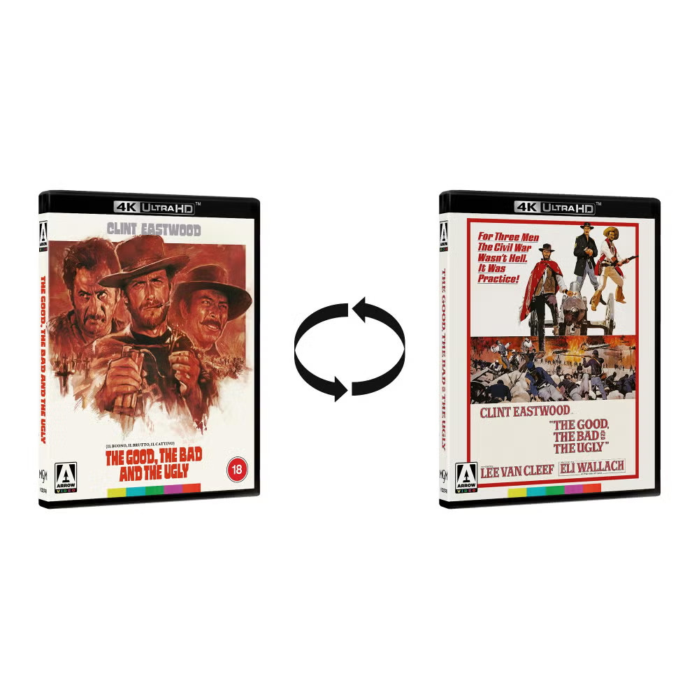 The Dollars Trilogy 4K UHD Blu-ray – Limited Edition – Arrow UK Exclusive – OOP