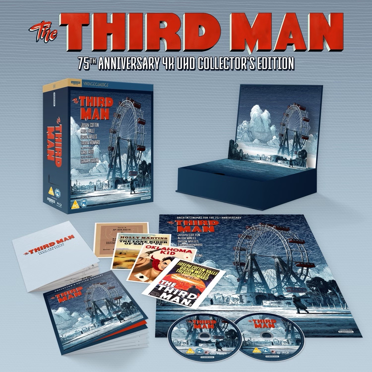 NEW The Third Man 4K Limited Edition UHD Blu-ray (UK)[1949] Small Damage