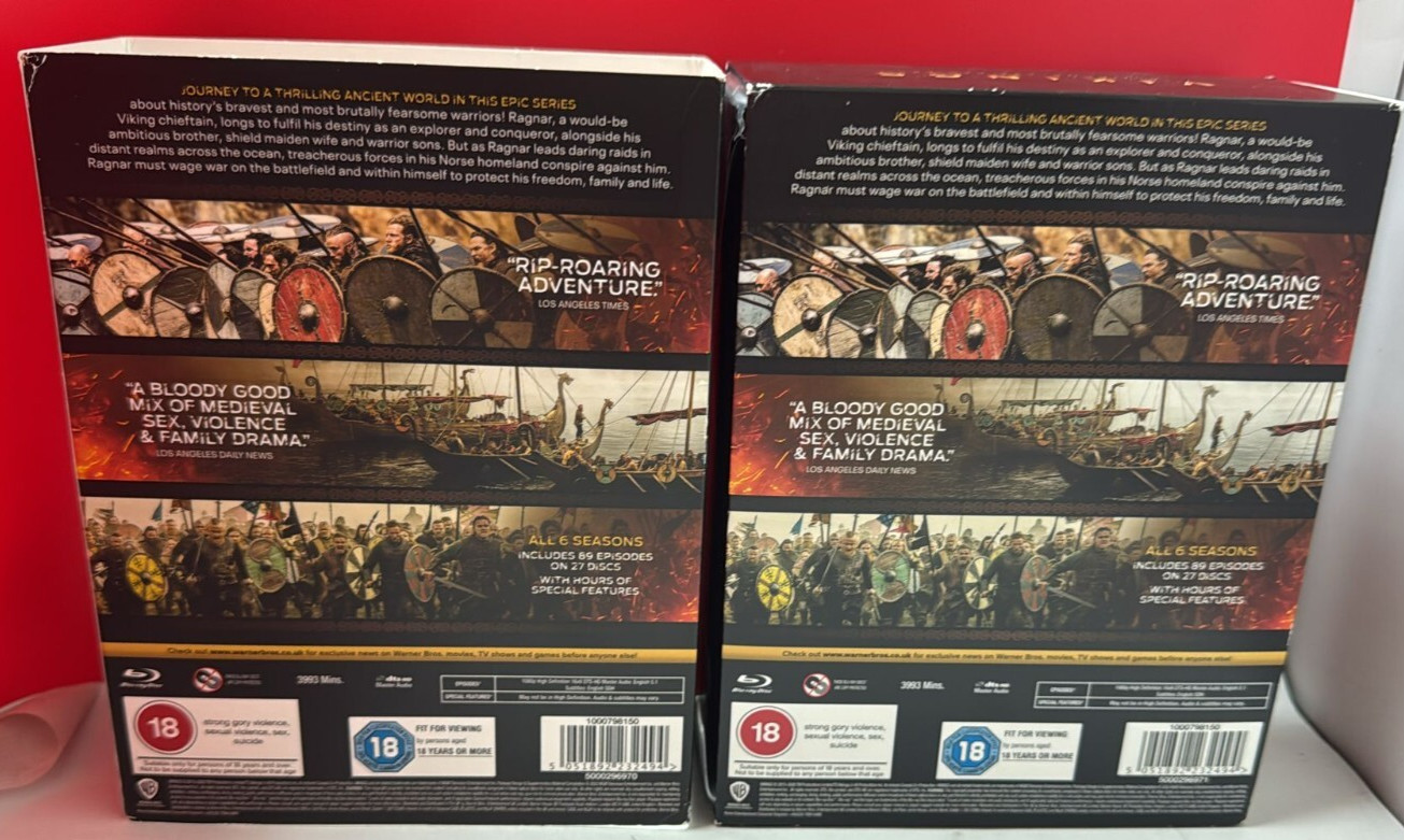 VIKINGS Complete Series Seasons 1-6 Blu-Ray Set Box Set Ship from FL