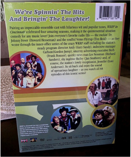 WKRP in Cincinnati: The Complete Series [DVD] Region 1 Free Shipping NEW/Sealed