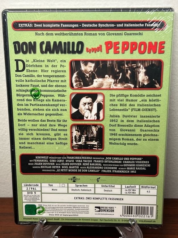 Don Camillo und Peppone DVD 1952 Fernandel Gino Cervi German Italian Film OOP !