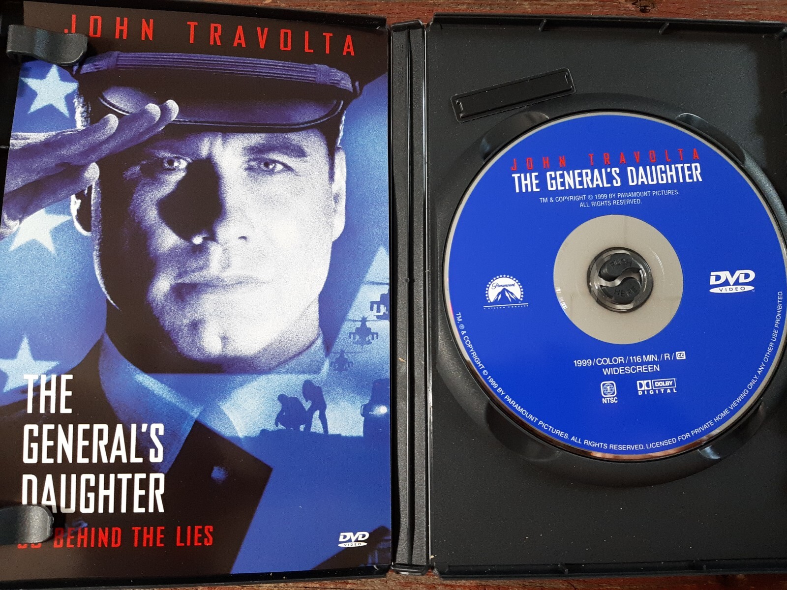 The Generals Daughter – VERY GOOD John Travolta R 116 min
