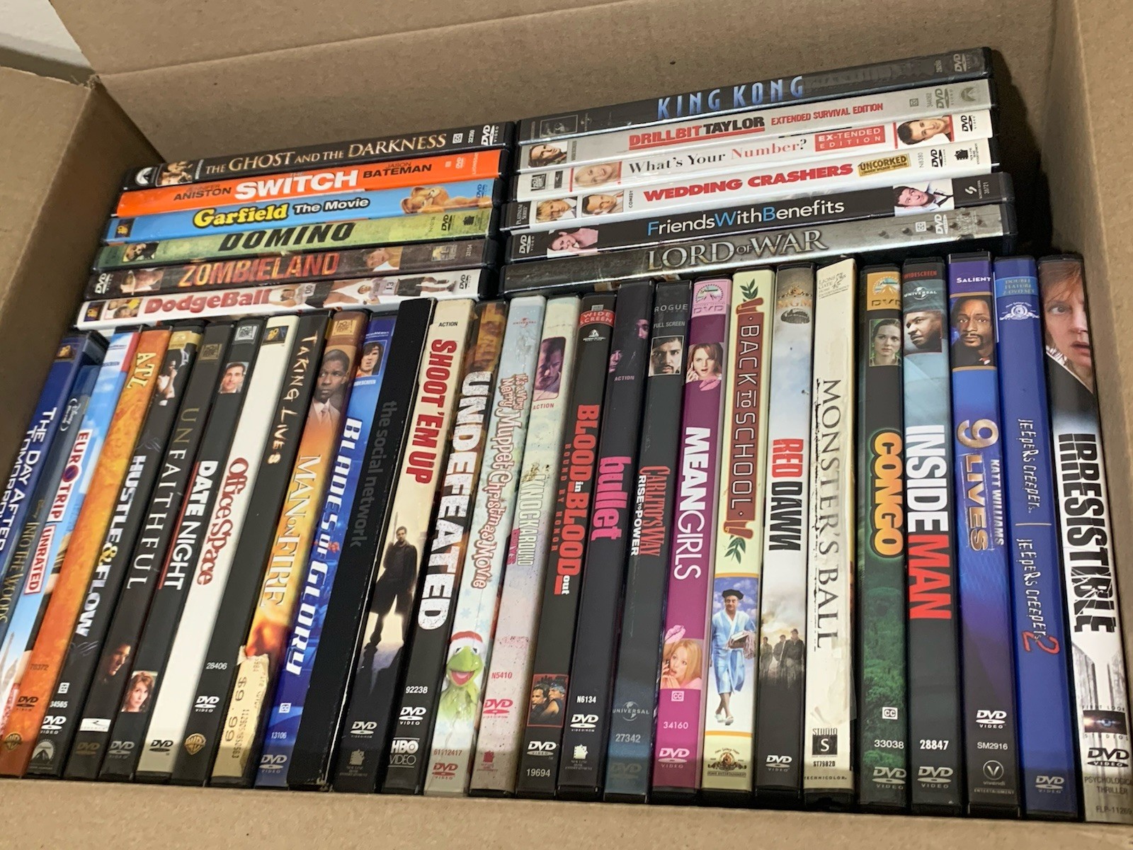 40 DVD Collectors Film Bundle Horror, Comedy, Action, Drama Movies Assortment
