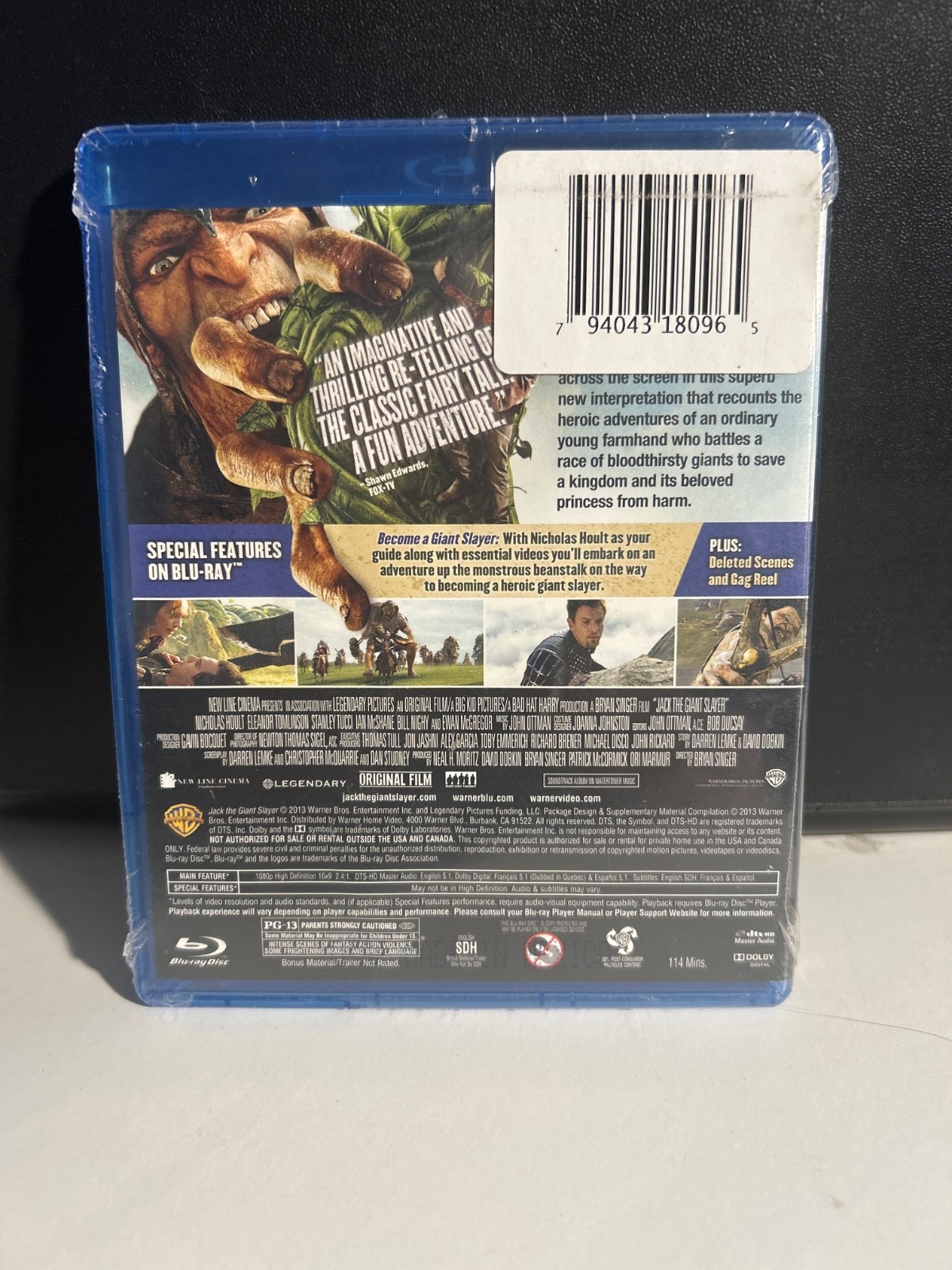 Jack the Giant Slayer (Blu-Ray) 1080p…..………..BRAND NEW & SEALEDl