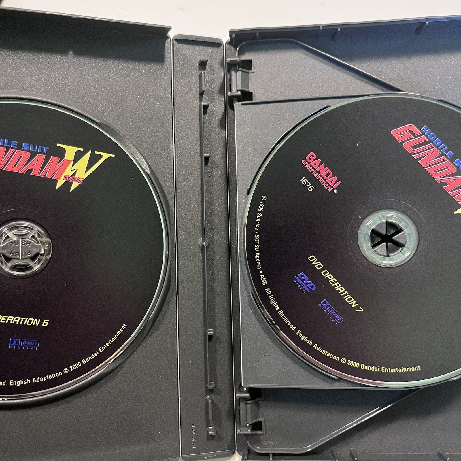 Mobile Suit Gundam Wing Complete 1 & 2 DVD Sets Anime Legends Bandai