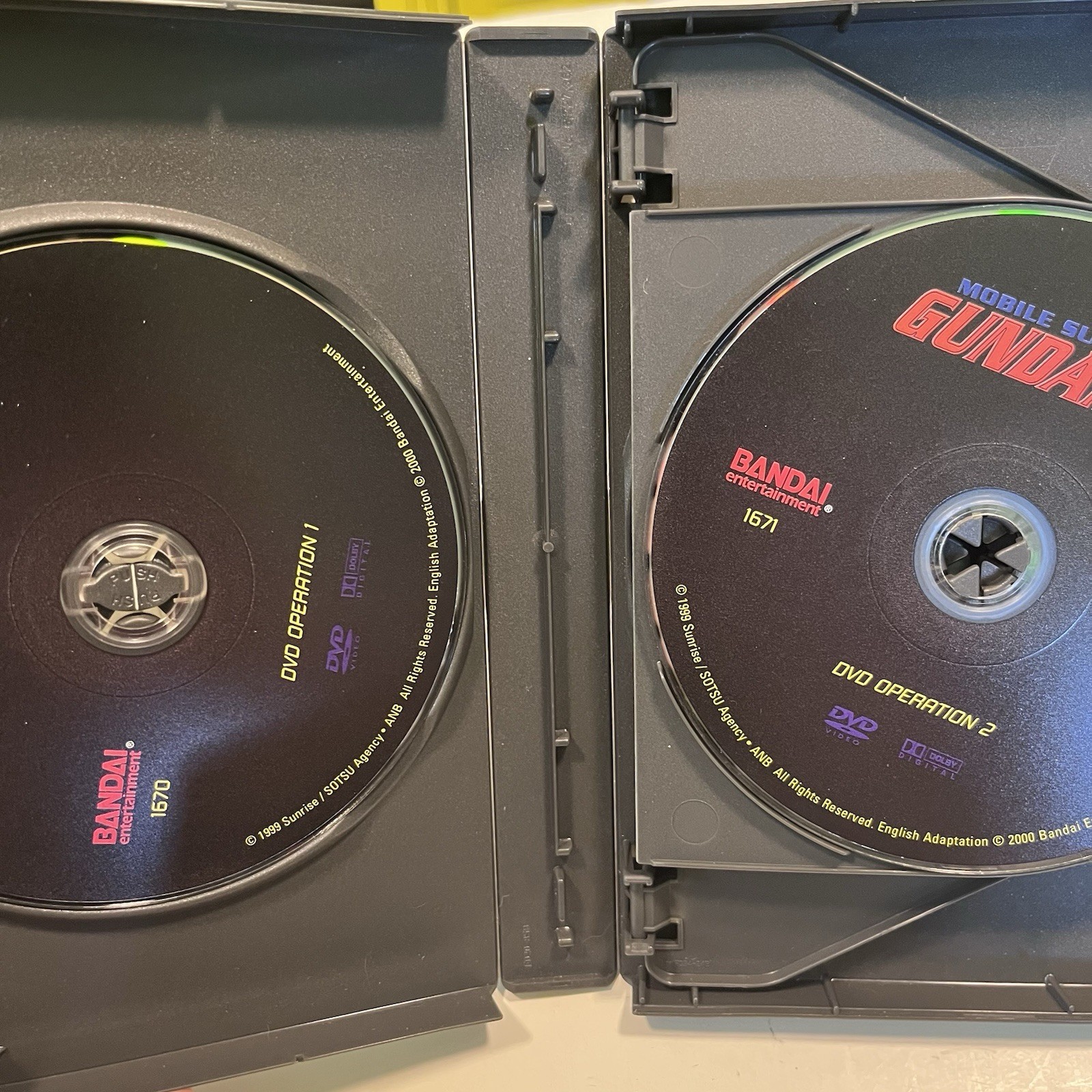 Mobile Suit Gundam Wing Complete 1 & 2 DVD Sets Anime Legends Bandai