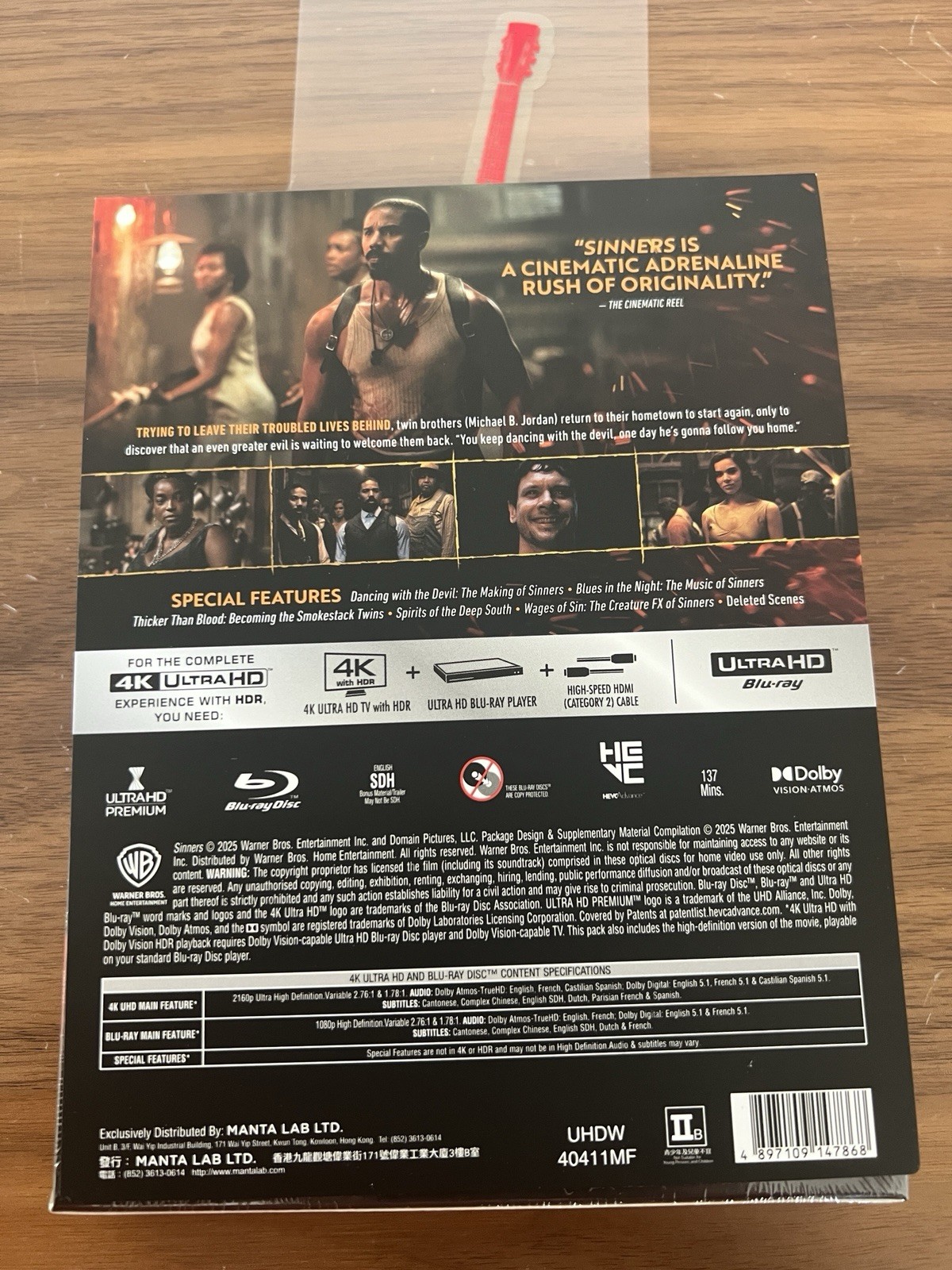Sinners 4K Full Slip SteelBook UHD Blu-ray [2025] MANTA LAB Exclusive