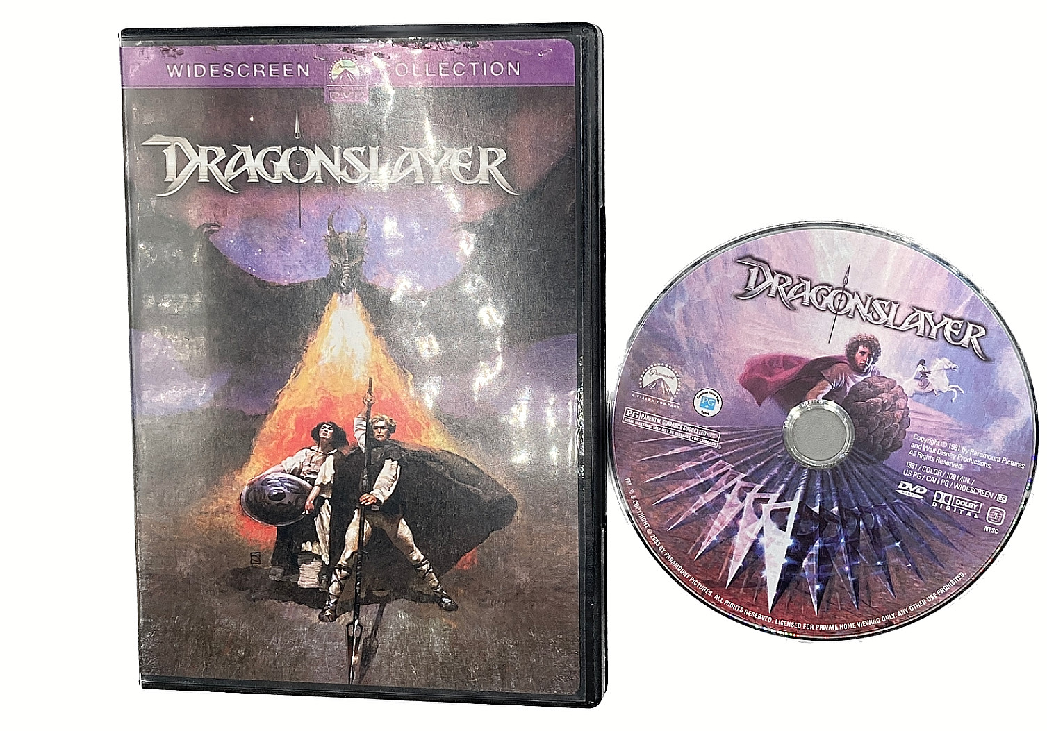 Dragonslayer (1981), DVD Movie, Paramount Home Ent. (2003), Disney, M. Robbins