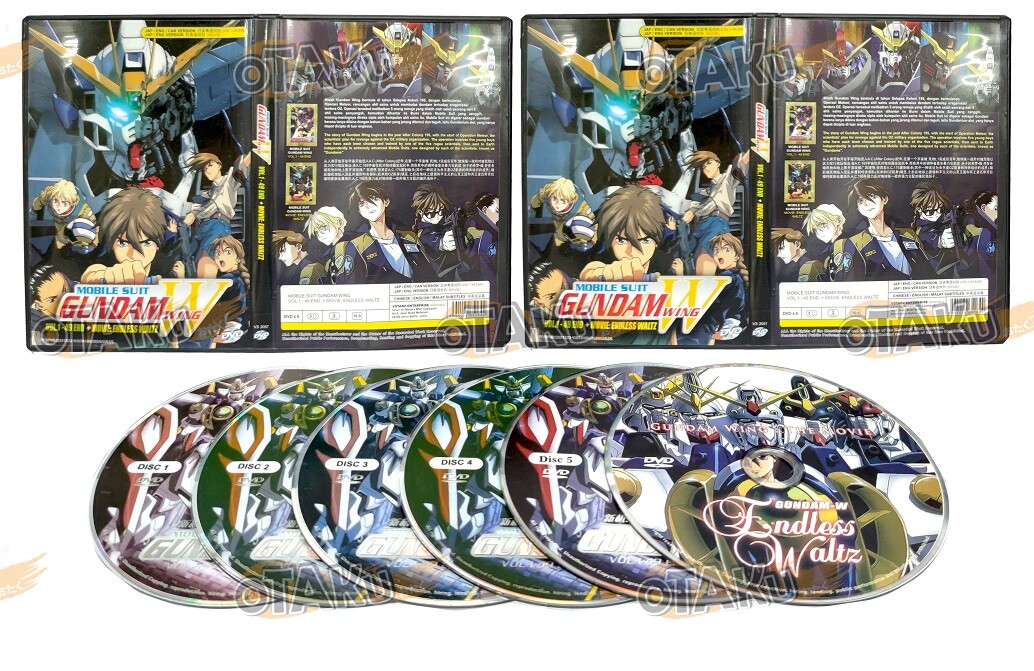 MOBILE SUIT GUNDAM WING – ANIME TV SERIES DVD BOX SET (1-49 EPS+MOVIE) (ENG DUB)