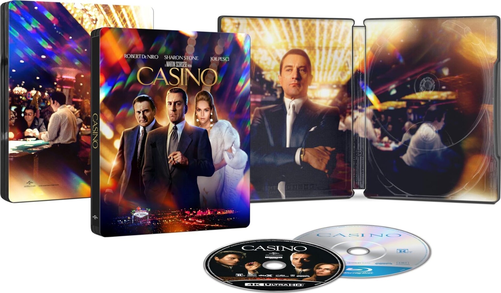Casino 4K Full Slip SteelBook Ultimate Collectors Edition UHD Blu-ray (UK)[1995]