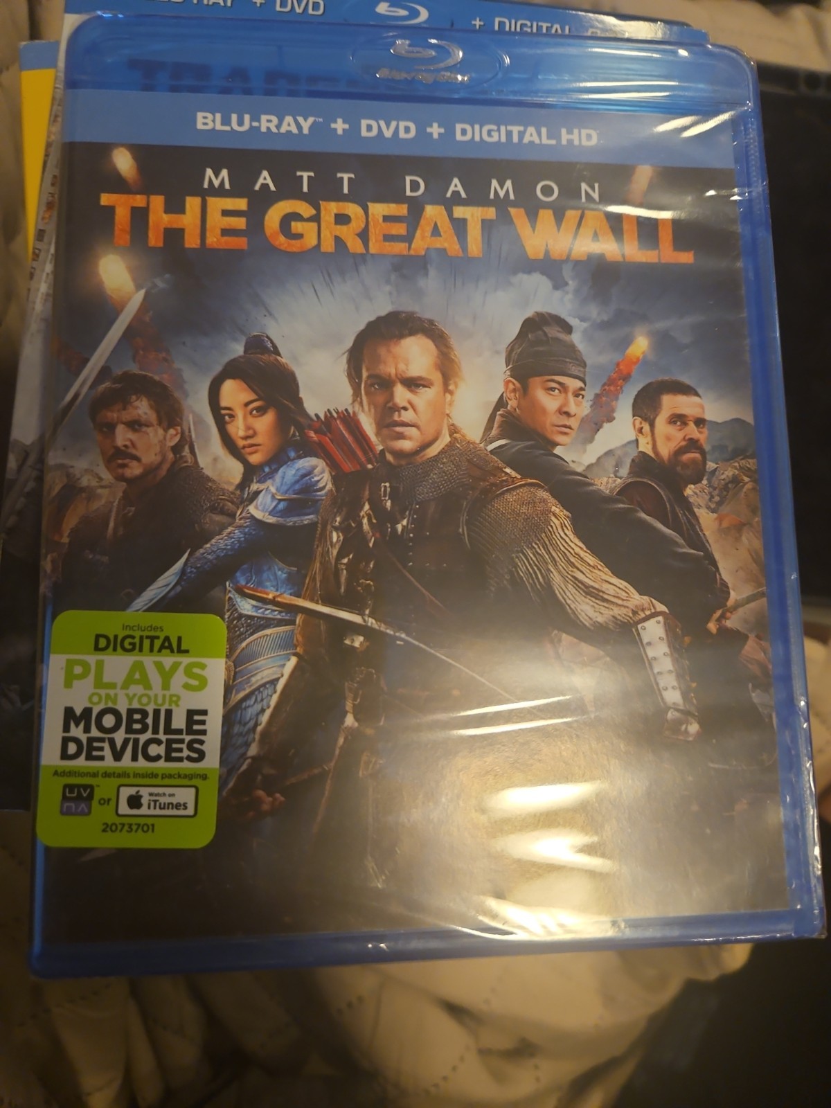 The Great Wall (Blu-ray/DVDComboPk, 2017) BRAND NEW Sealed