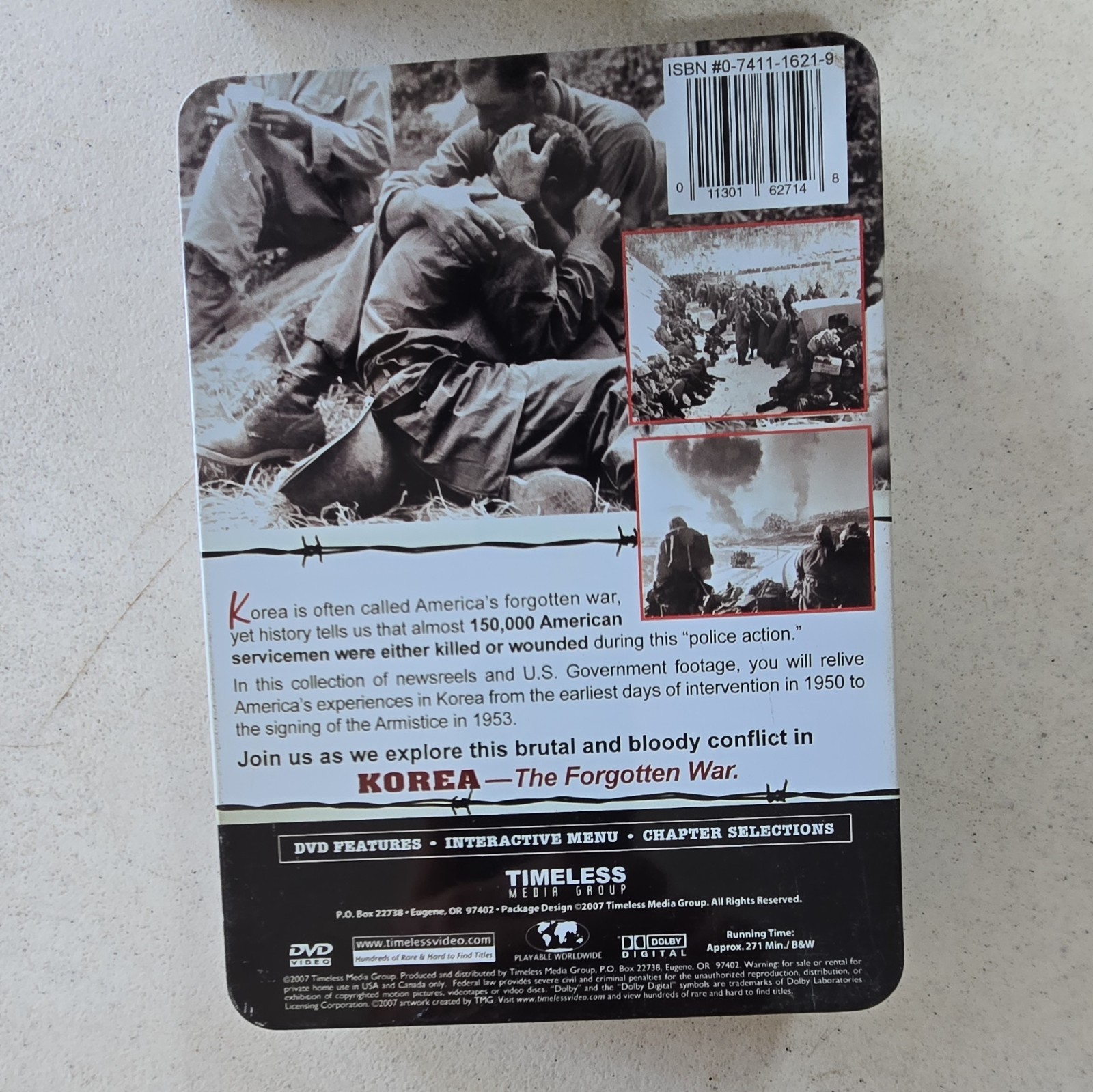 Timeless Media Group Korea: The Forgotten War 2-DVD Set DVD 2006 211m