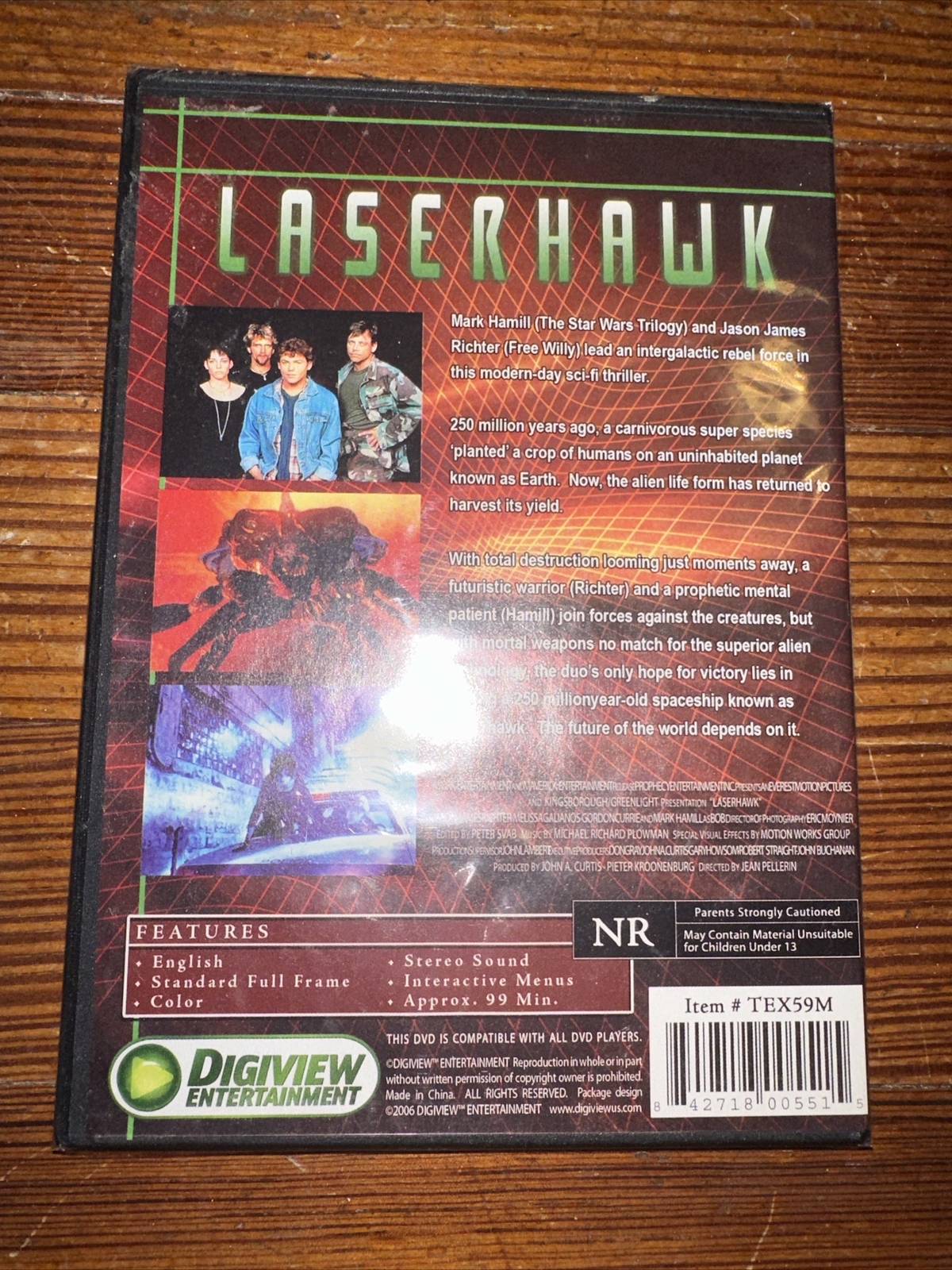 Laserhawk – DVD – Brand New Sealed In Package