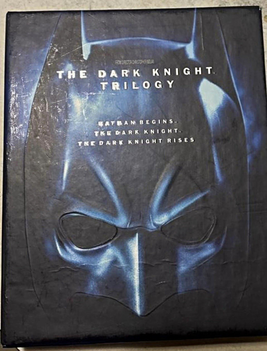 The Dark Knight Trilogy Blu-ray (2012) Batman Begins/Dark Knight/Rises TESTED✅