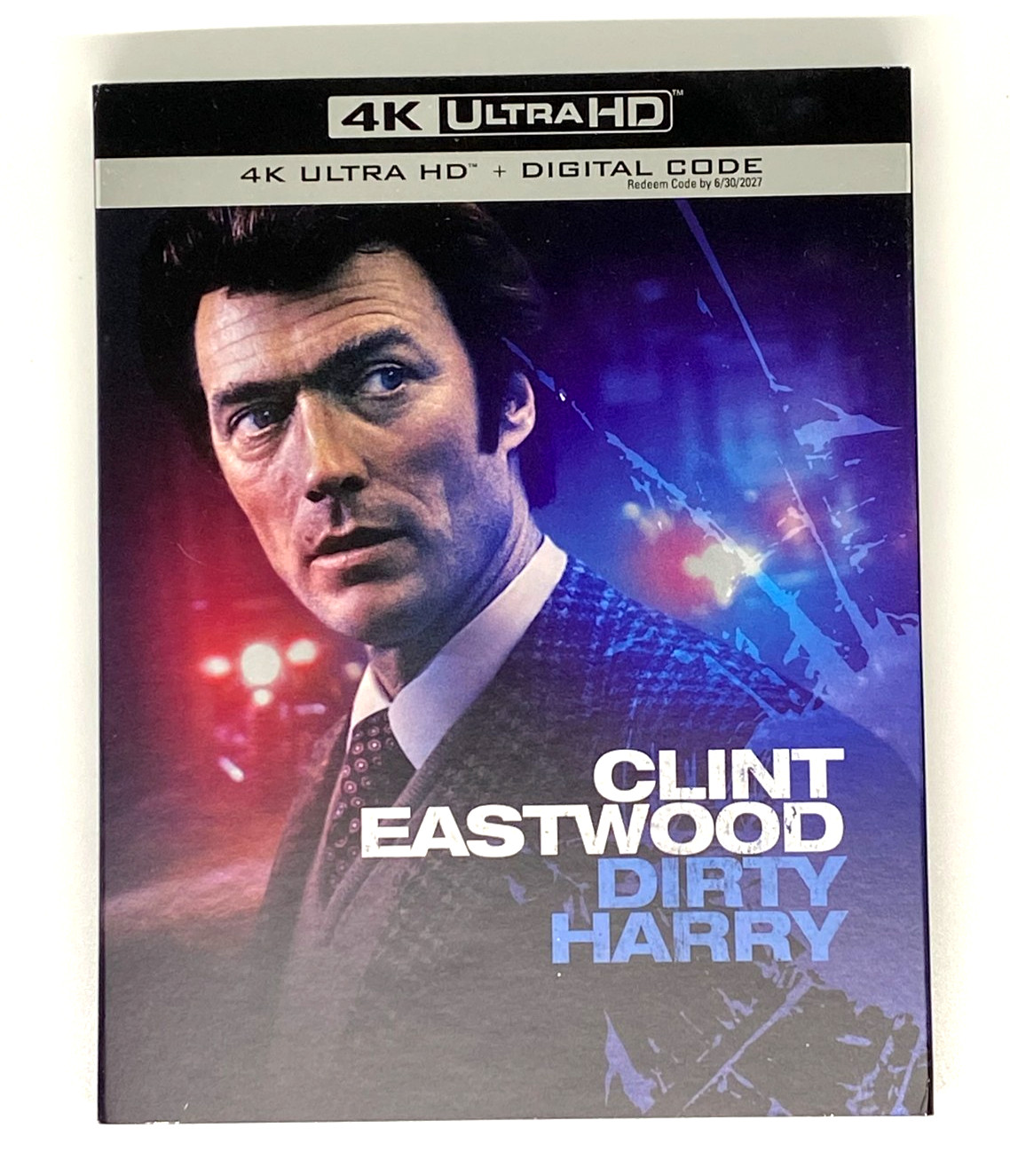 Dirty Harry (4K Ultra HD + Slipcover + Digital Code, Clint Eastwood) Brand New