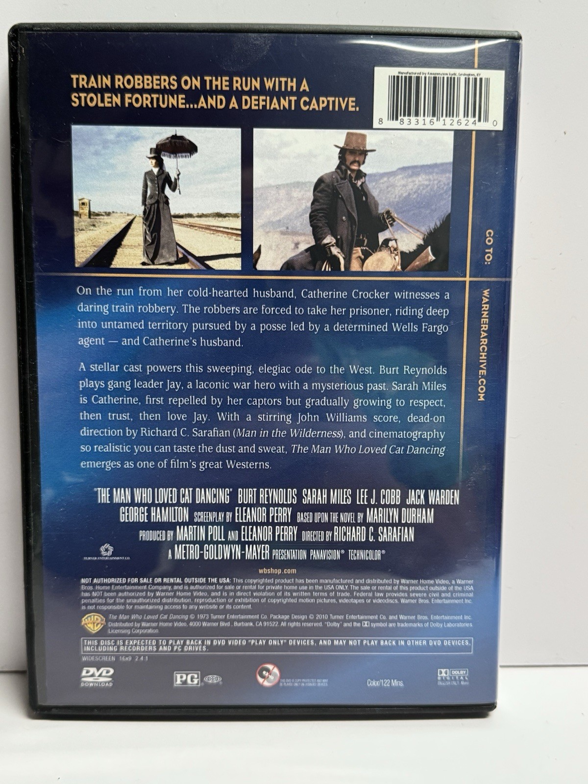 The Man Who Loved Cat Dancing DVD OOP Burt Reynolds Sarah Miles Lee Cobb