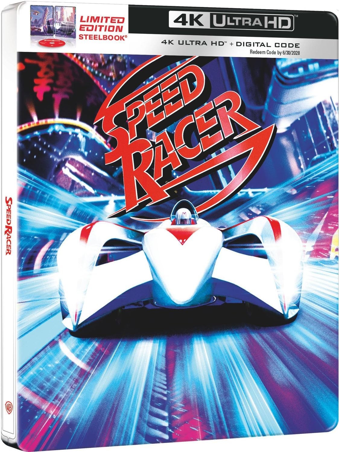 SPEED RACER LIMITED EDITION STEELBOOK 4K ULTRA HD NEW! SEALED!