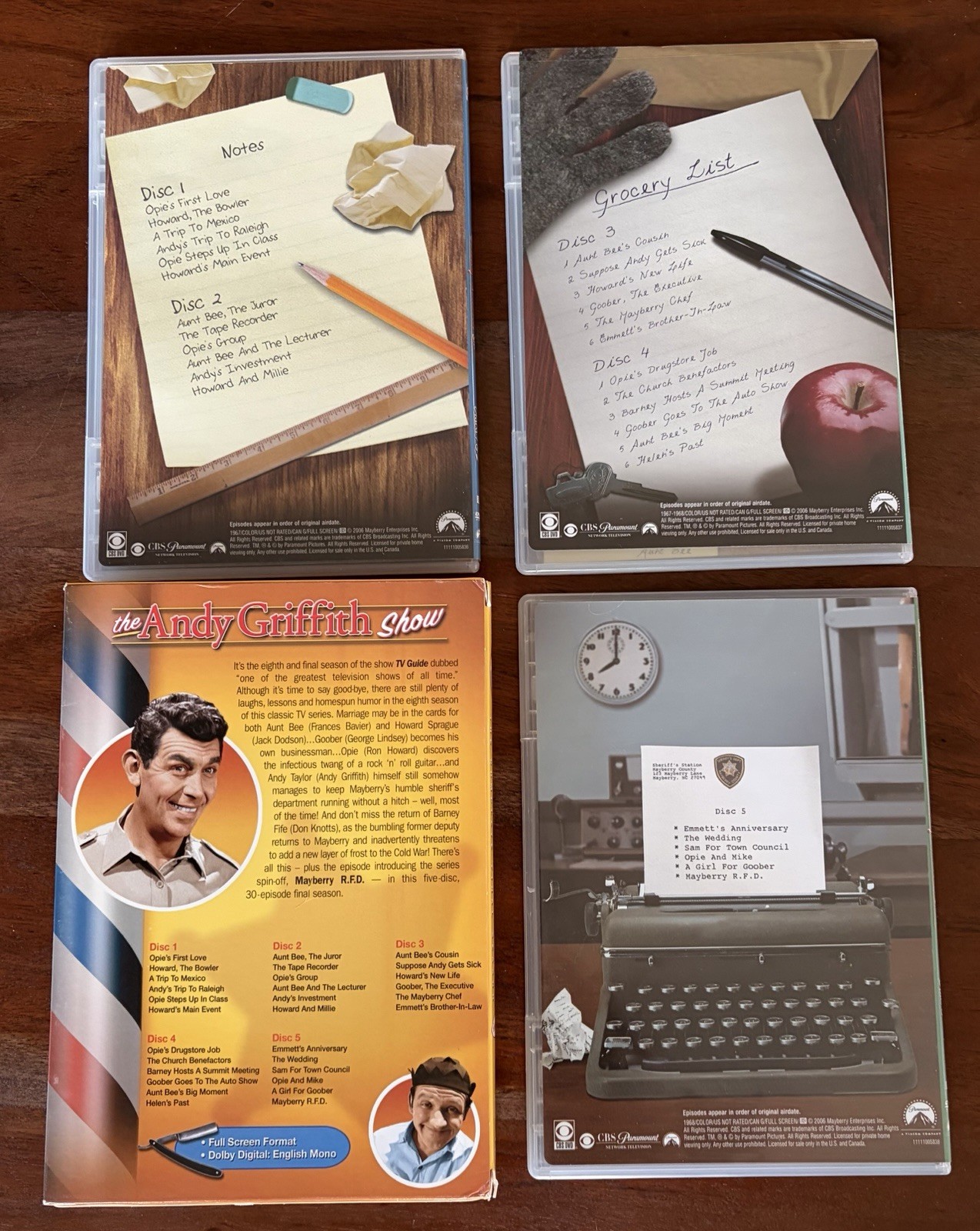 The Andy Griffith Show – The Complete Final Season 8 (DVD, 5-Disc Boxed Set)