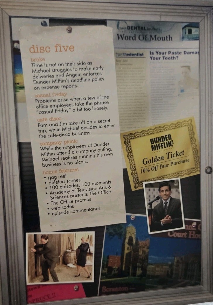 Universal The Office Season 5 DVD TV Series Steve Carell Deleted Scenes