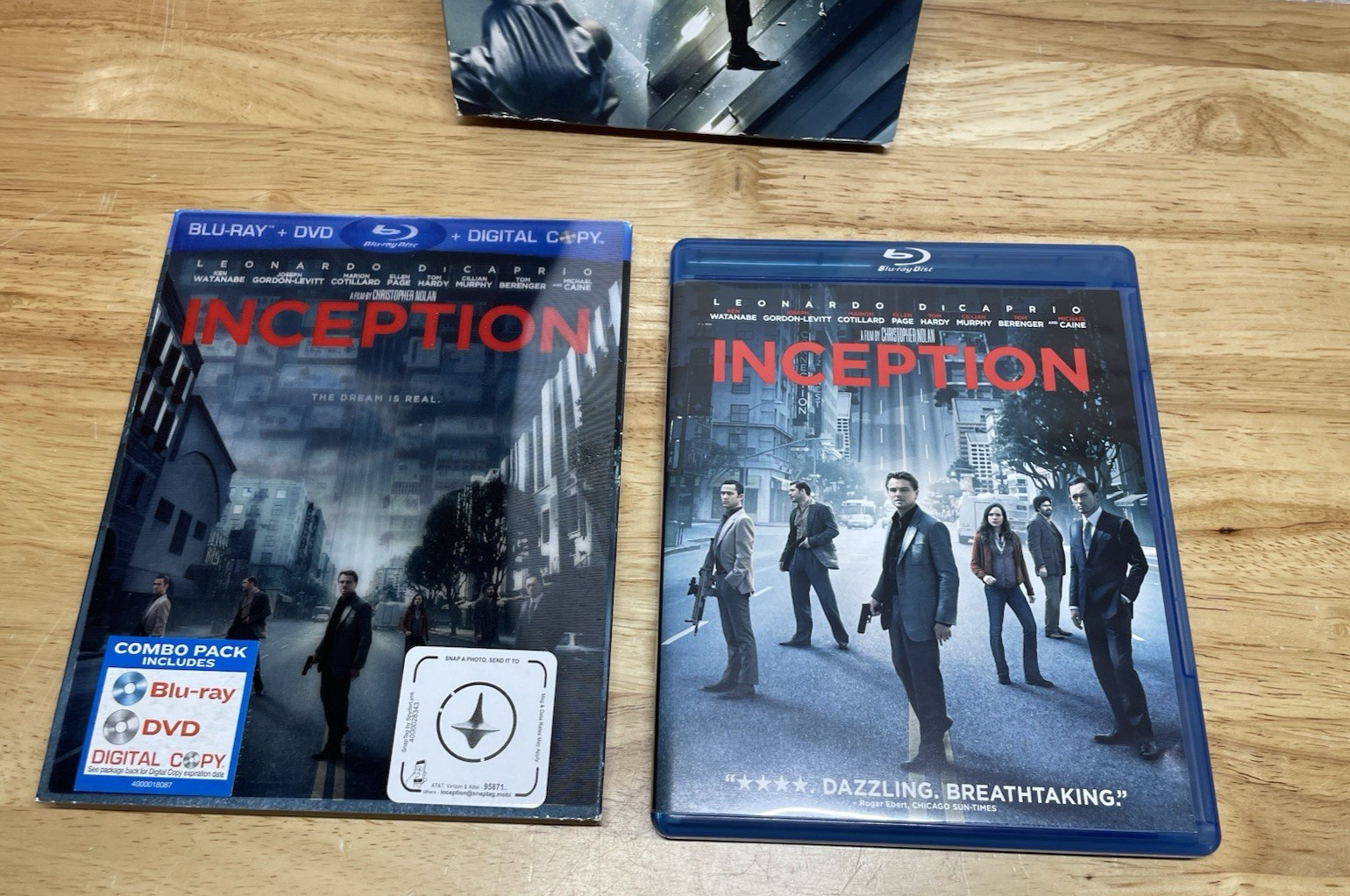 Inception (Blu-ray DVD Digital) OOP Best Buy Exclusive With Script Tested!