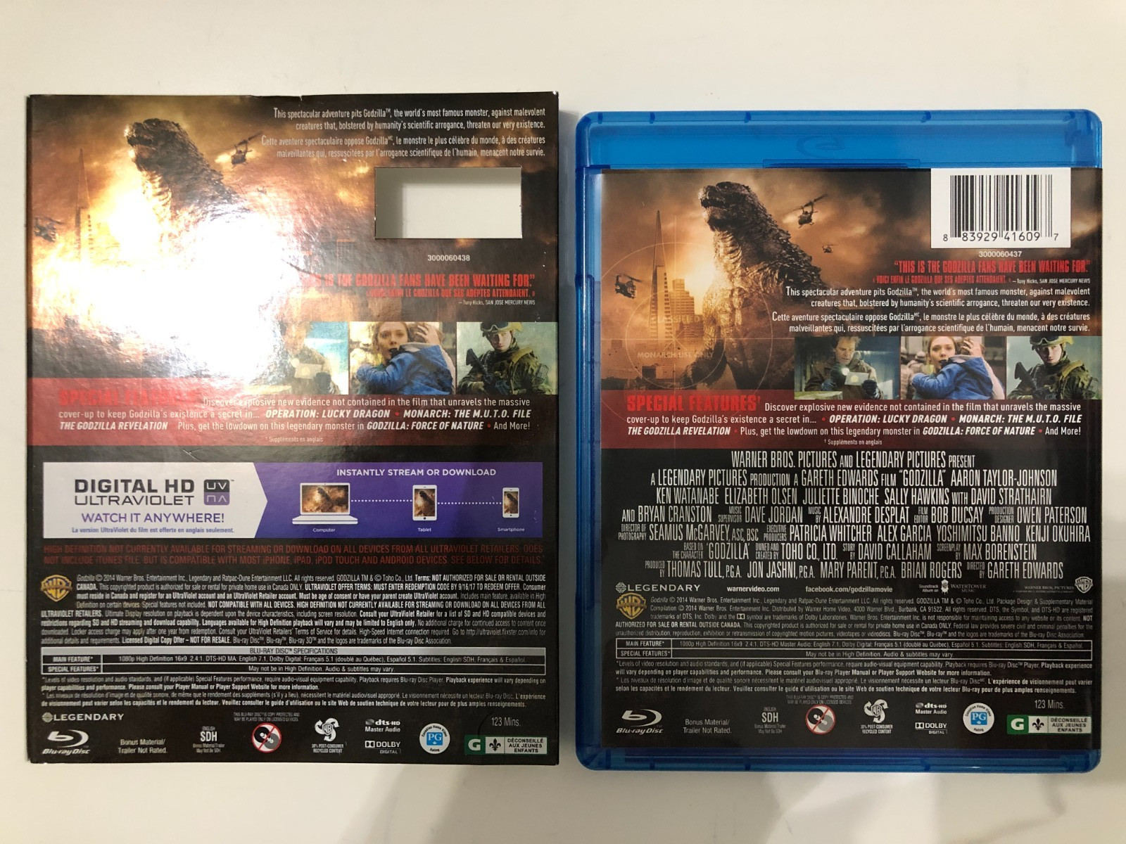 Godzilla (2014) Blu-ray | Action | Legendary Pictures | Gareth Edwards | LN