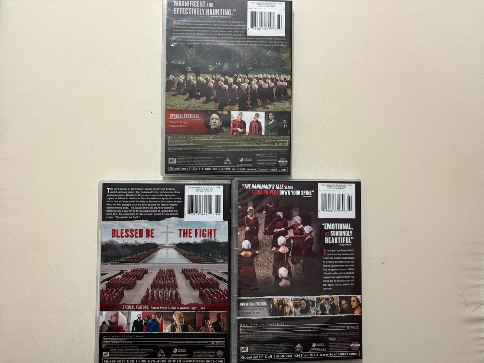 The Handmaid’s Tale DVD Seasons 1-3 Complete Series Tested
