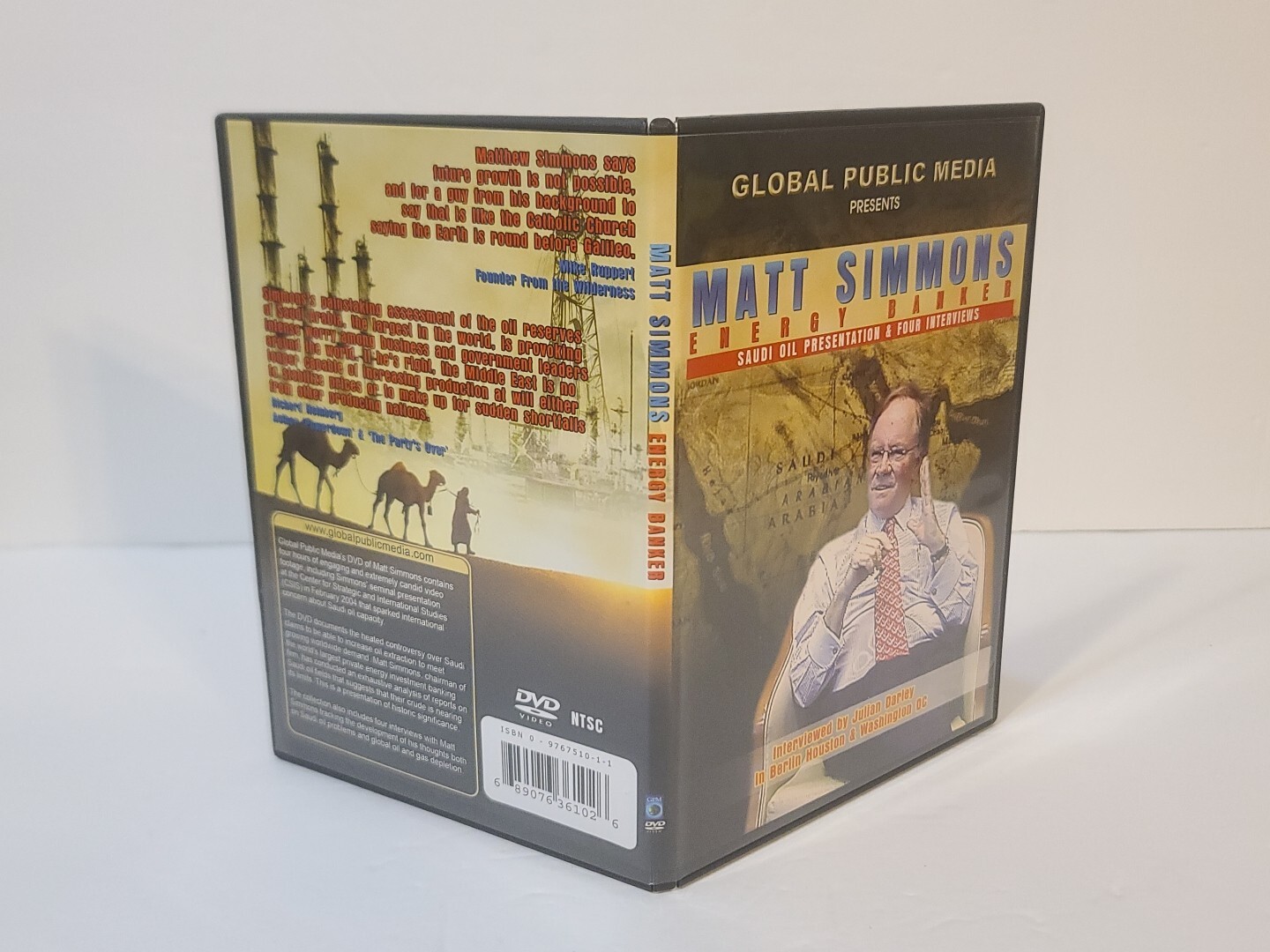 “MATT SIMMONS -ENERGY BANKER (DVD 4hrs 2004) peak oil