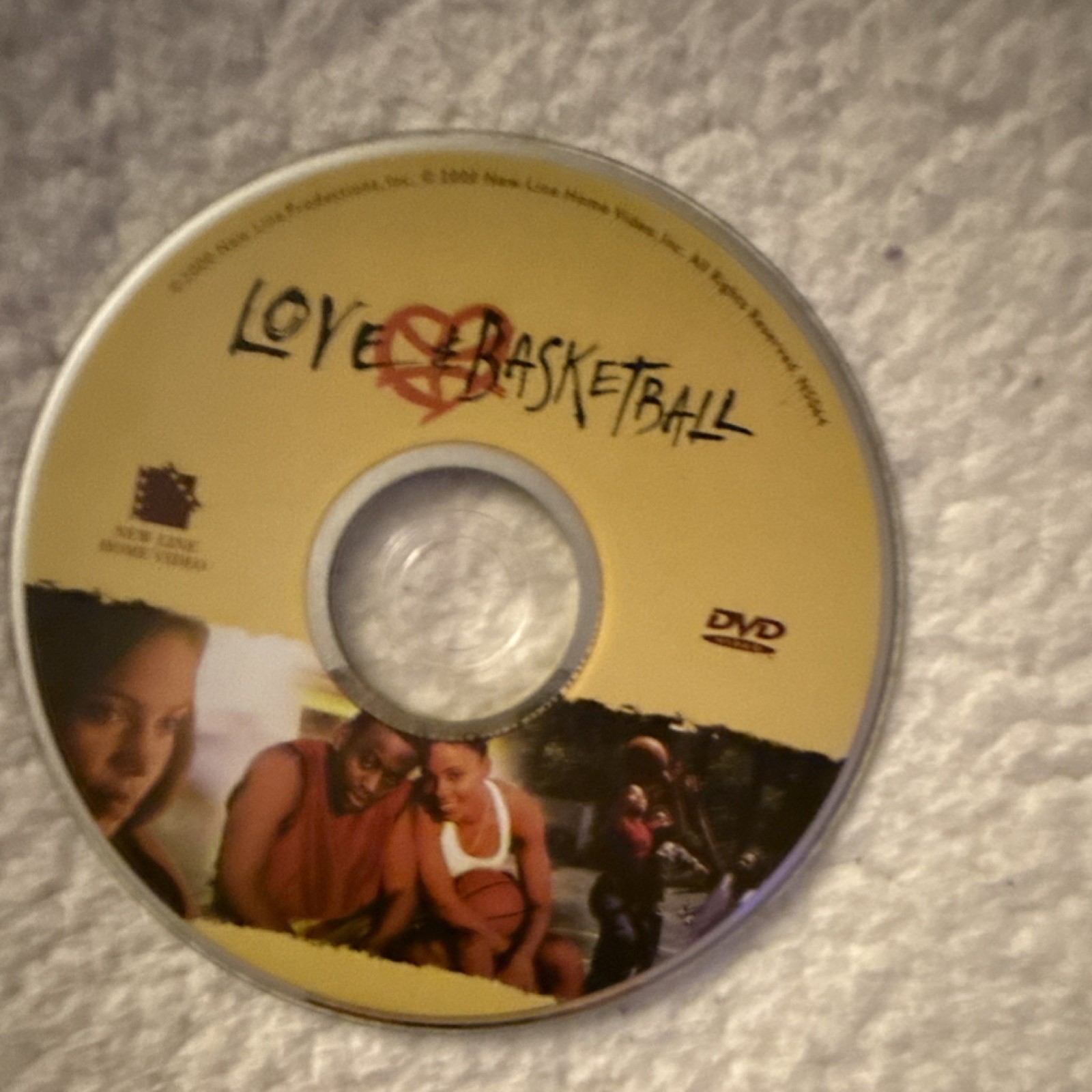 New Line Home Video Love & Basketball DVD Movie 2000