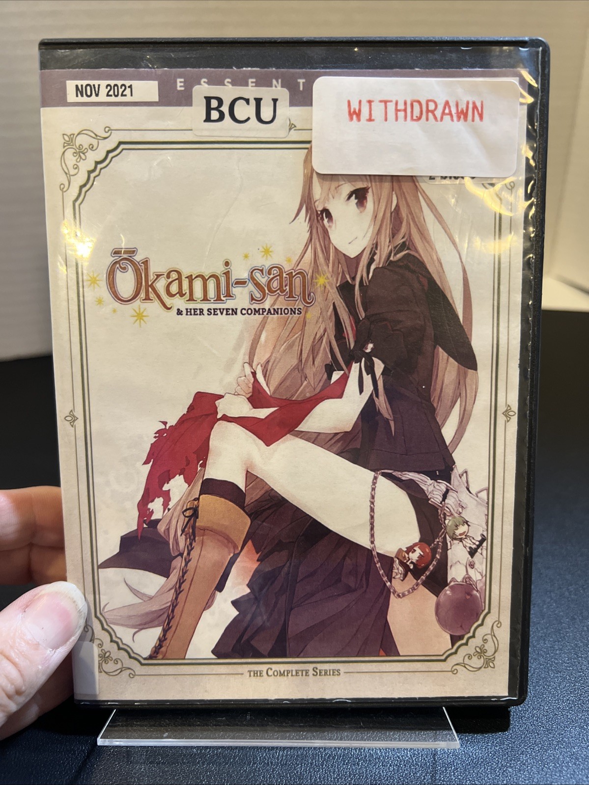 OKAMI SAN HER SEVEN COMPANIONS COMPLETE SERIES DELUXE LIMITED OOP – DVD EX LIBR
