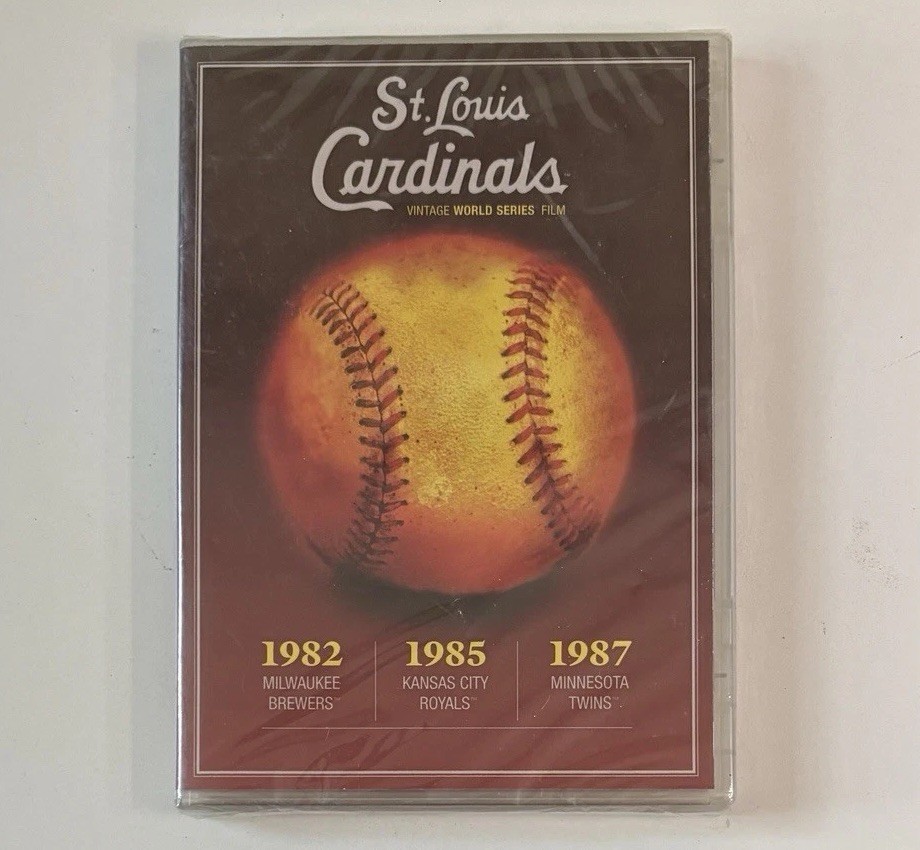 St. Louis Cardinals Vintage World Series Films 1980s – 82, 85, 87 (DVD, 2005)