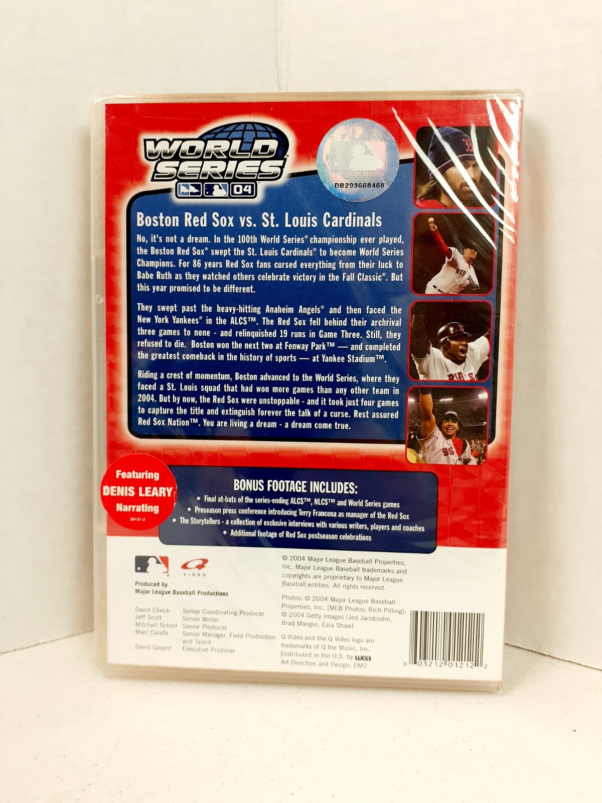 Boston Red Sox 2004 World Series DVD St. Louis Cardinals Baseball MLB Fenway 822