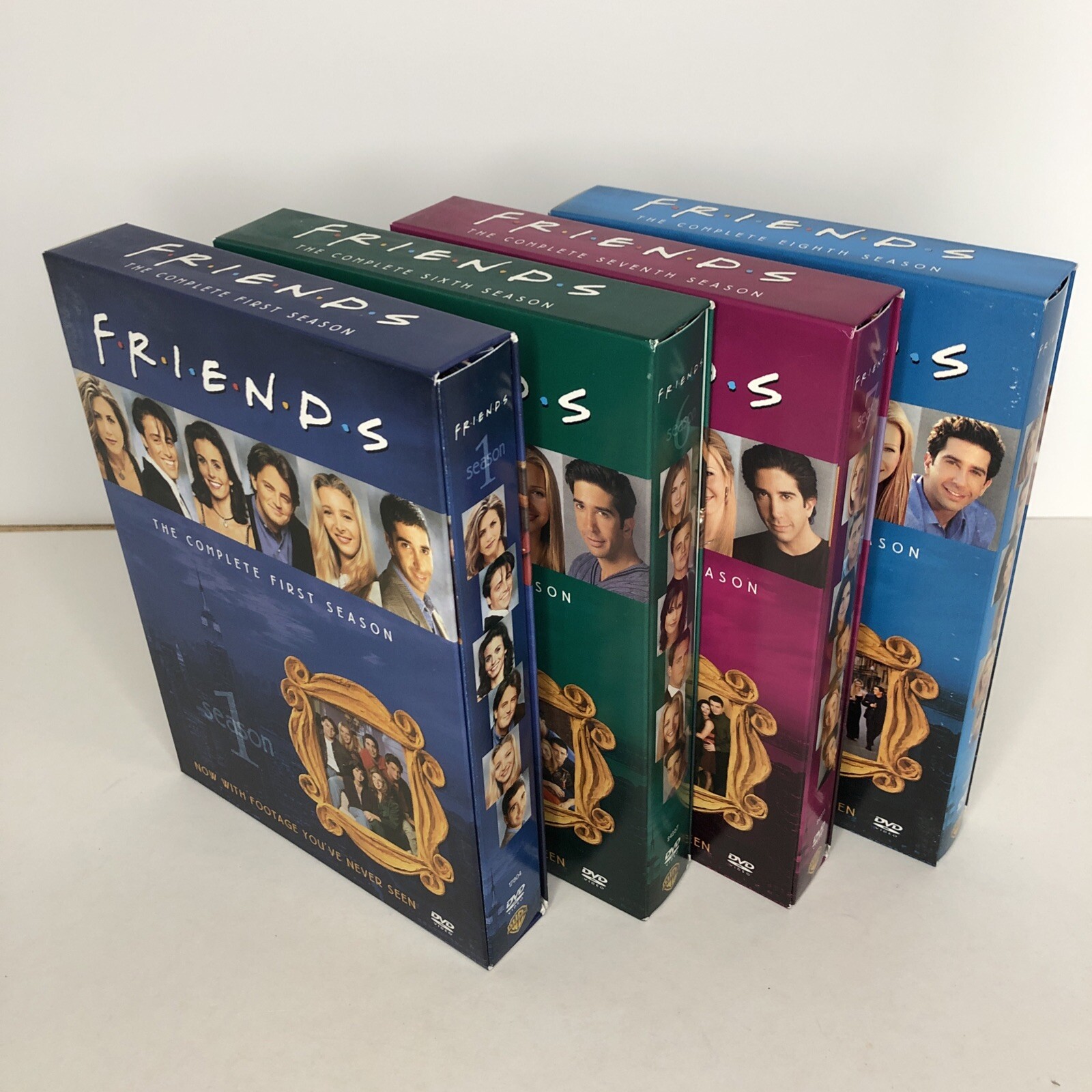 Friends Tv Series DVD Seasons 1 6 7 8 Good Condition lot Bundle