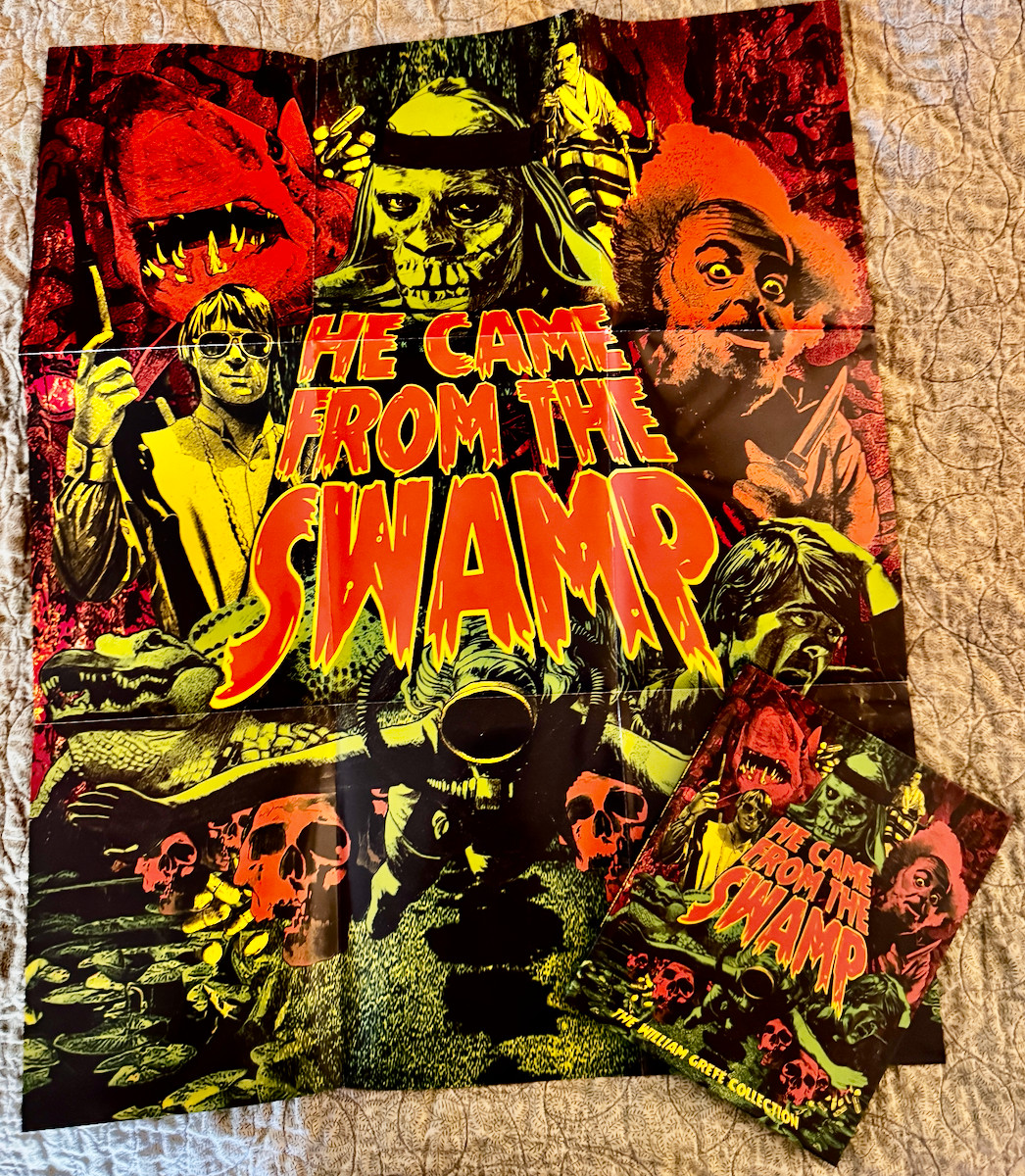 HE CAME FROM THE SWAMP ARROW BOXED SET LIKE NEW 4 BLURAYS 7 FILMS WILD HORROR