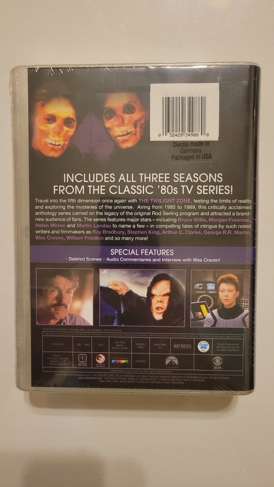 The Twilight Zone Complete 80s Series DVD Box Set NEW SEALED OOP