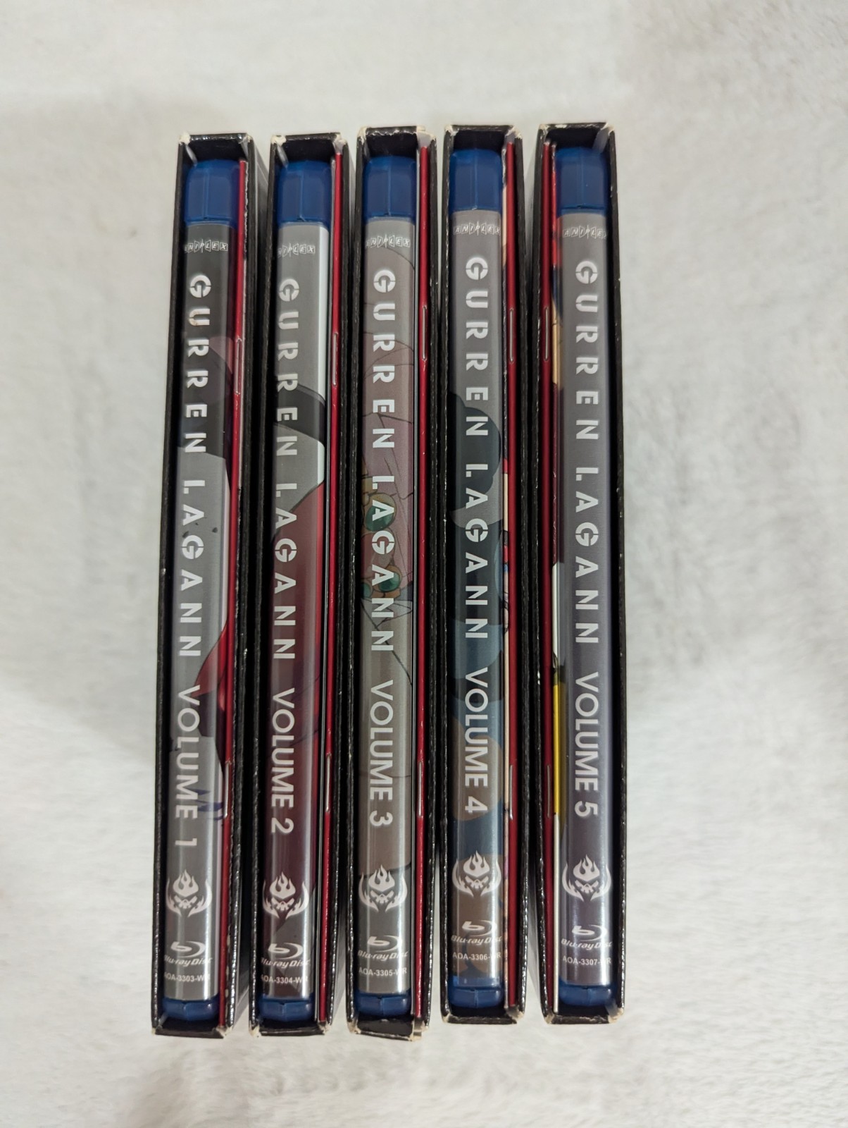Gurren Lagann: Complete Series Volumes 1, 2, 3, 4, 5 1-5 Blu-ray Aniplex