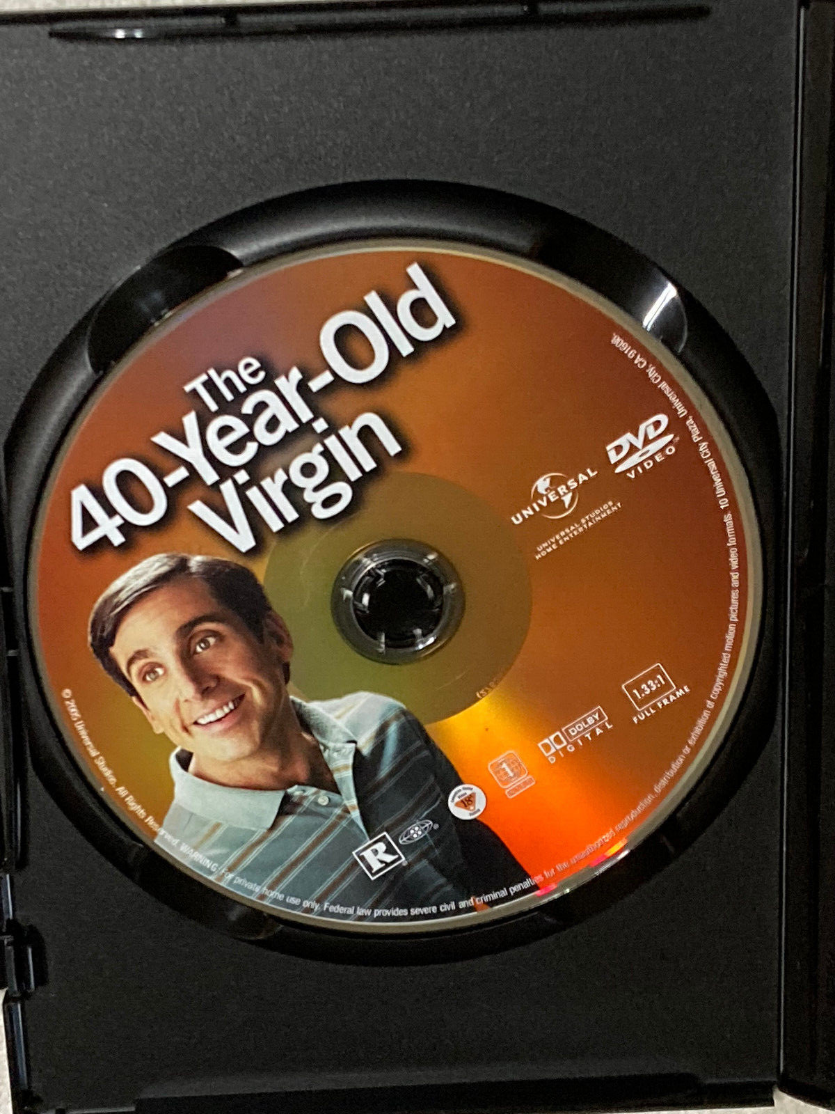 The 40 Year Old Virgin DVD 2005 Full Frame Edition 1.33:1 R