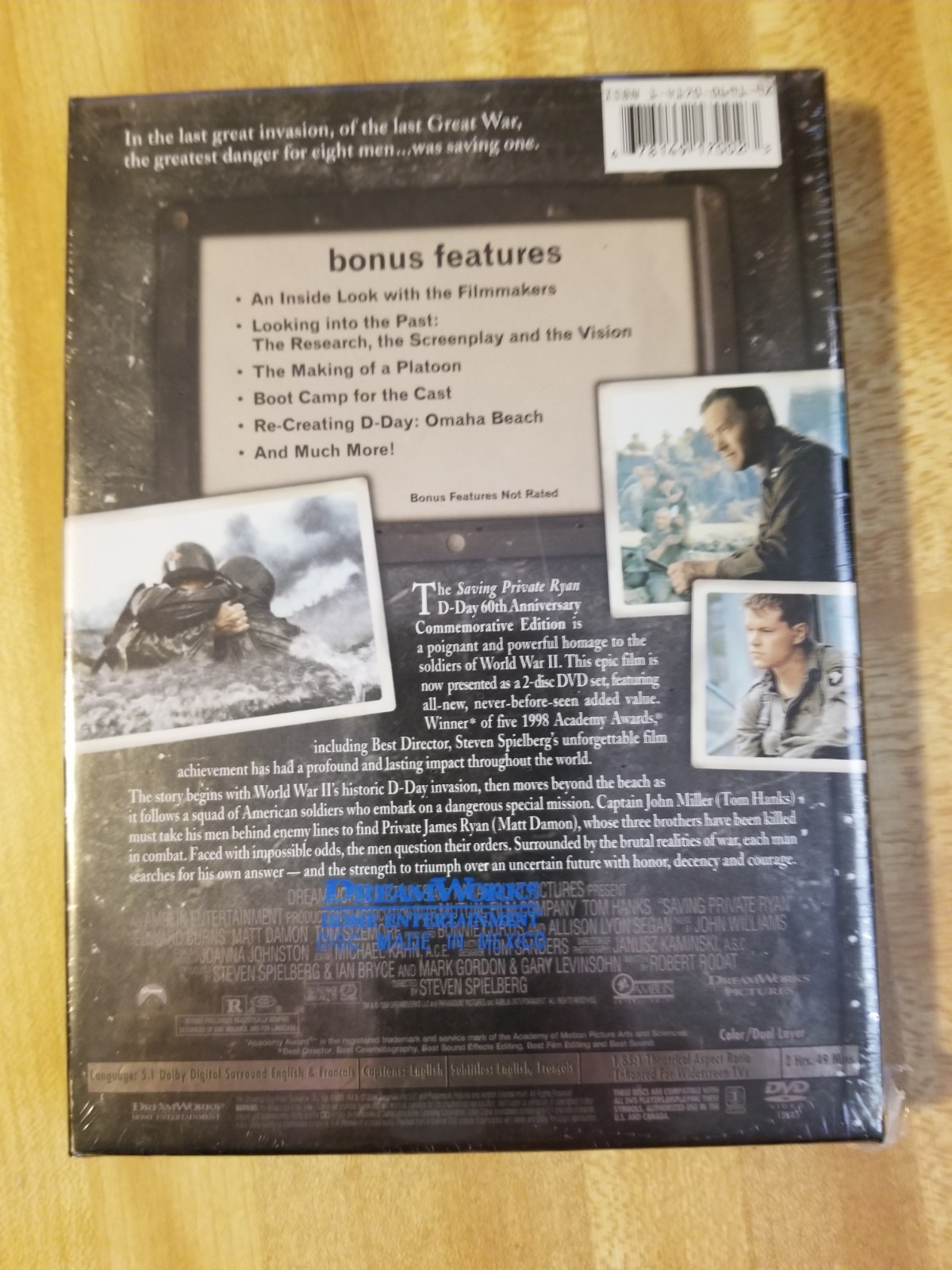 Saving Private Ryan D-Day 60th Anniversary Commemorative Edition DVD New Sealed