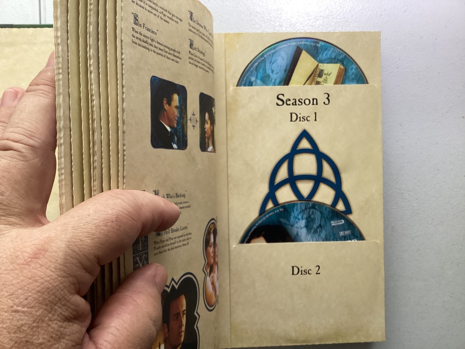 Charmed Book of Shadows DVD Set Missing 1 Disc Bonus Disc Included 48 Discs