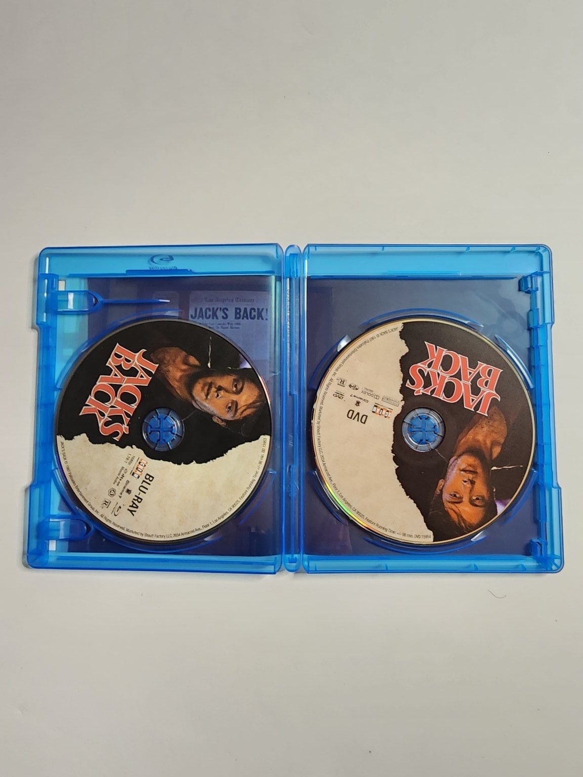 Jack’s Back Blu-ray DVD Combo Pack 1988 James Spader Rowdy Herrington Thriller