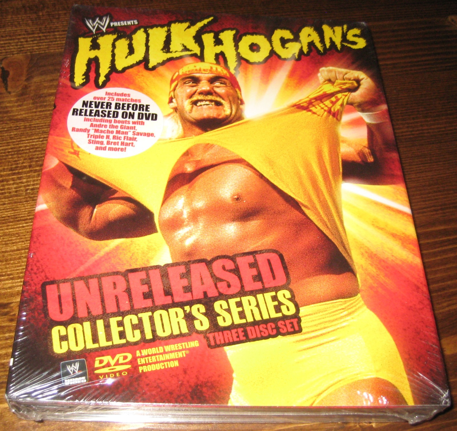 Hulk Hogan’s Unreleased Collector’s Series DVD 3-Disc Set NEW OOP USA R1 SEALED
