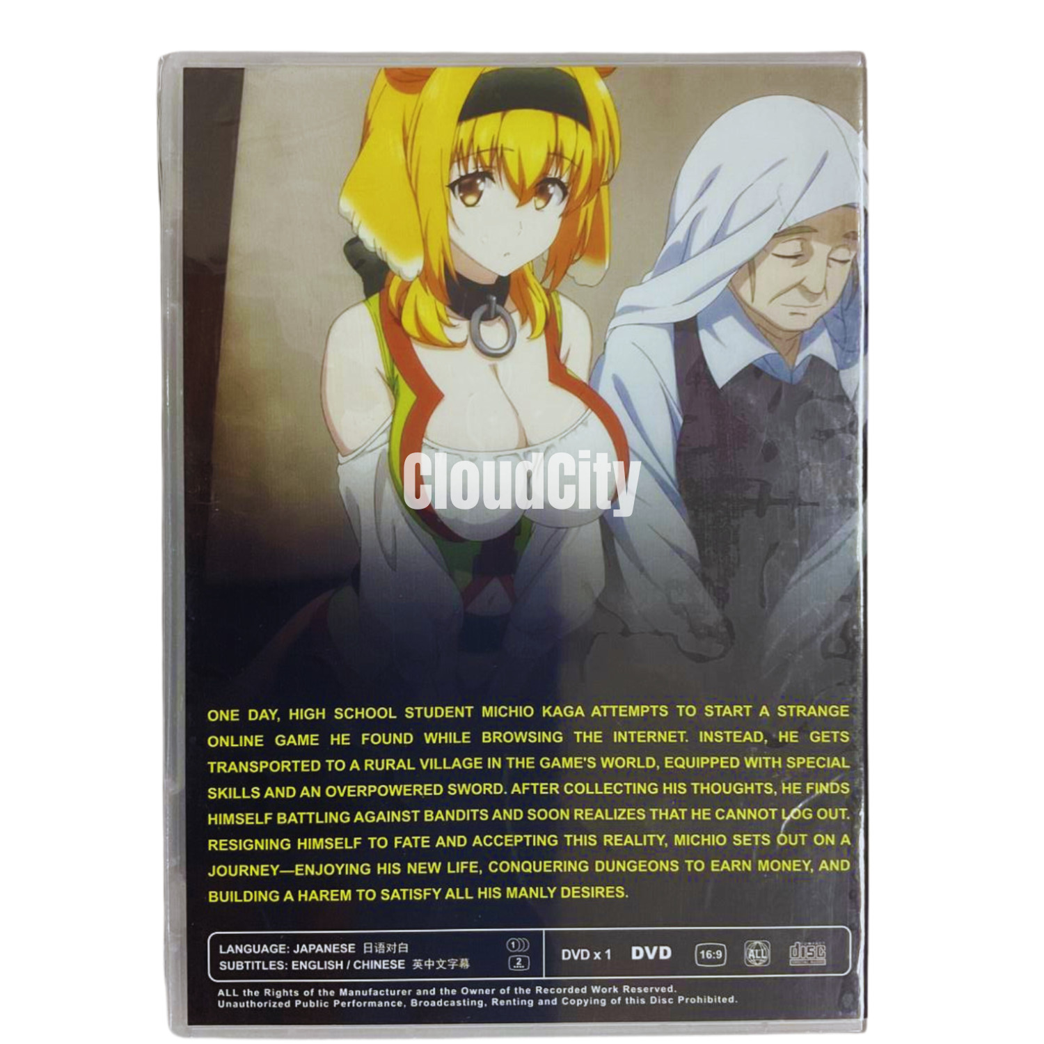 DVD Anime Isekai Meikyuu De Harem Wo(1-12End) English Sub & All Region UNCUT