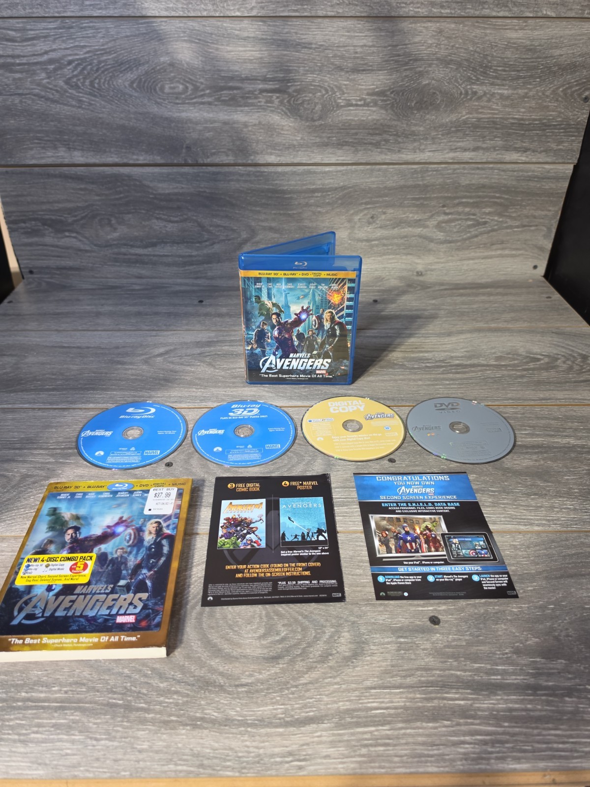 Marvel’s The Avengers (Four-Disc Combo: Blu-ray 3D/Blu-ray/DVD + Digital Copy)