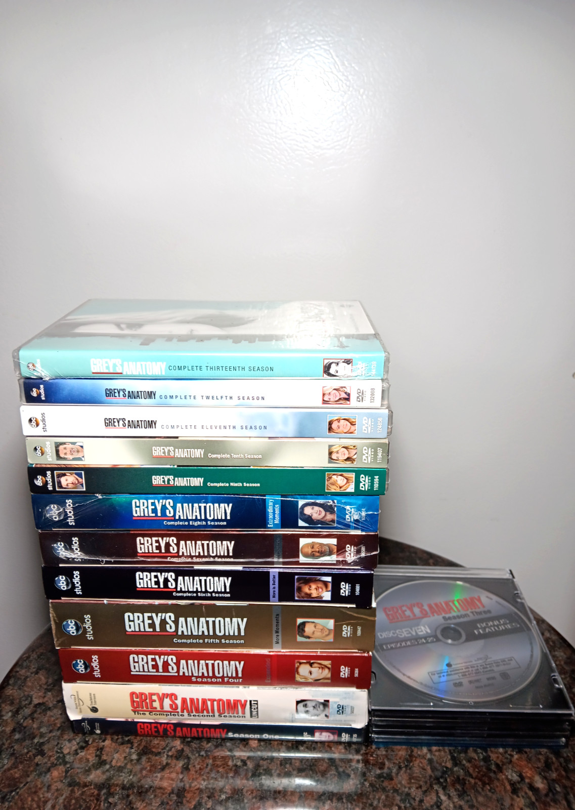 Greys Anatomy Medical Drama TV Series Seasons 1-13 DVD Lot (7-13 Still Sealed)