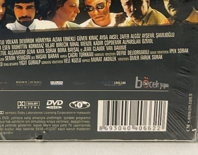 Sinav – with. Jean-Claude Van Damme DVD (Region 0 All region / PAL / 2 Disc spec