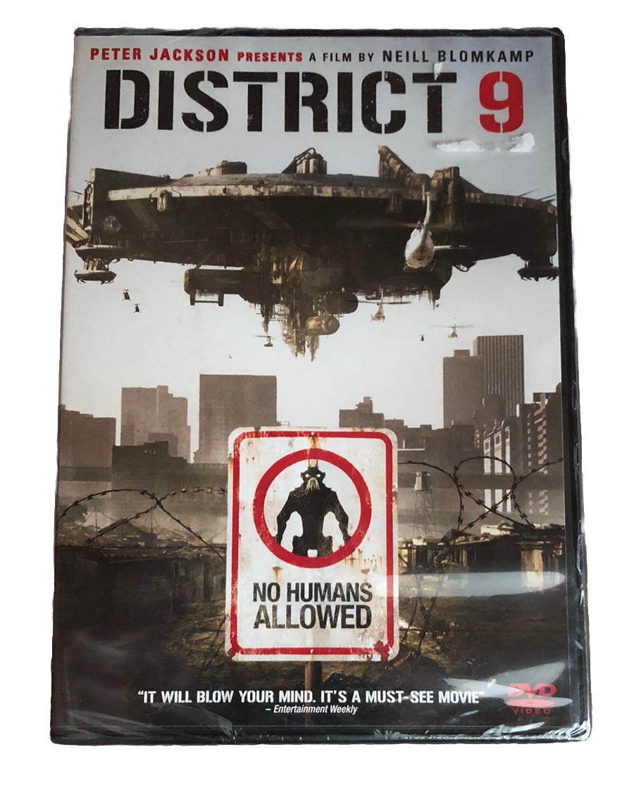 District 9 The Movie – 2009 DVD – Peter Jackson – Brand New Sealed